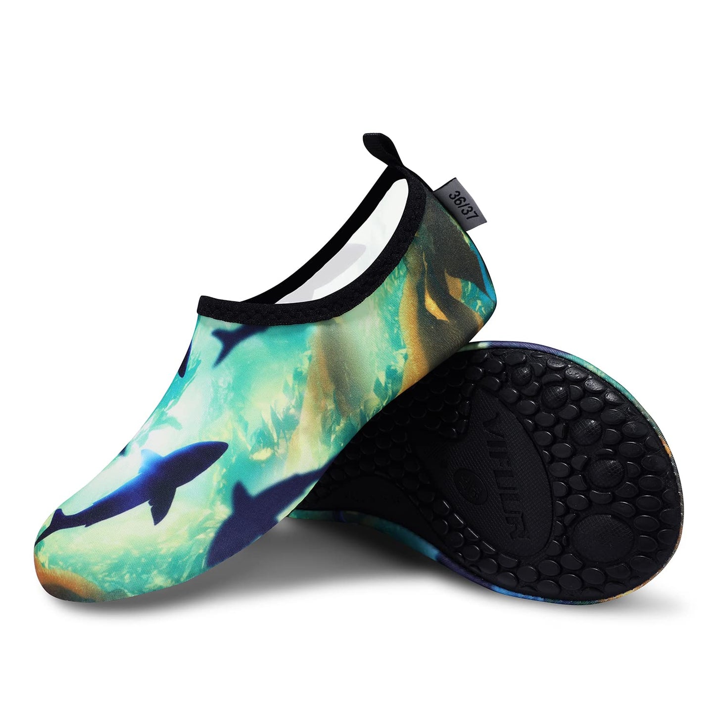 Chaussures de sports nautiques VIFUUR, chaussettes de yoga aquatiques à séchage rapide, pieds nus, à enfiler pour hommes et femmes