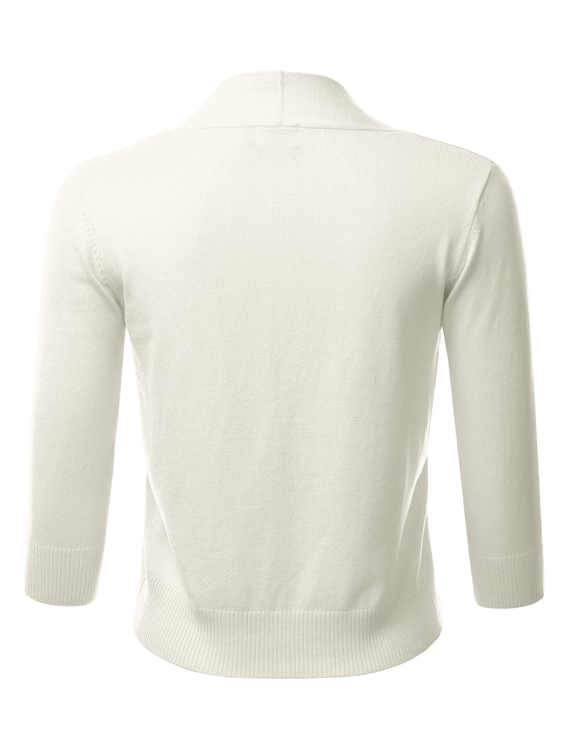 LALABEE Damen-Bolero, klassisch, 3/4-Ärmel, vorne offen, kurz, Cardigan, Shrugs für Kleider (S~XXL)