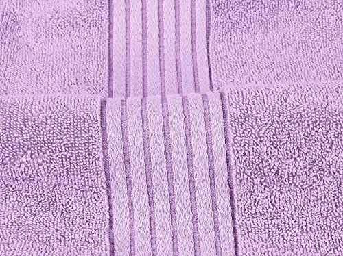 Utopia Towels - 600 GSM 8-Piece Premium Towel Set, 2 Bath Towels, 2 Hand Towels and 4 Washcloths -100% Ring Spun Cotton - Machine Washable, Super Soft and Highly Absorbent (Beige)