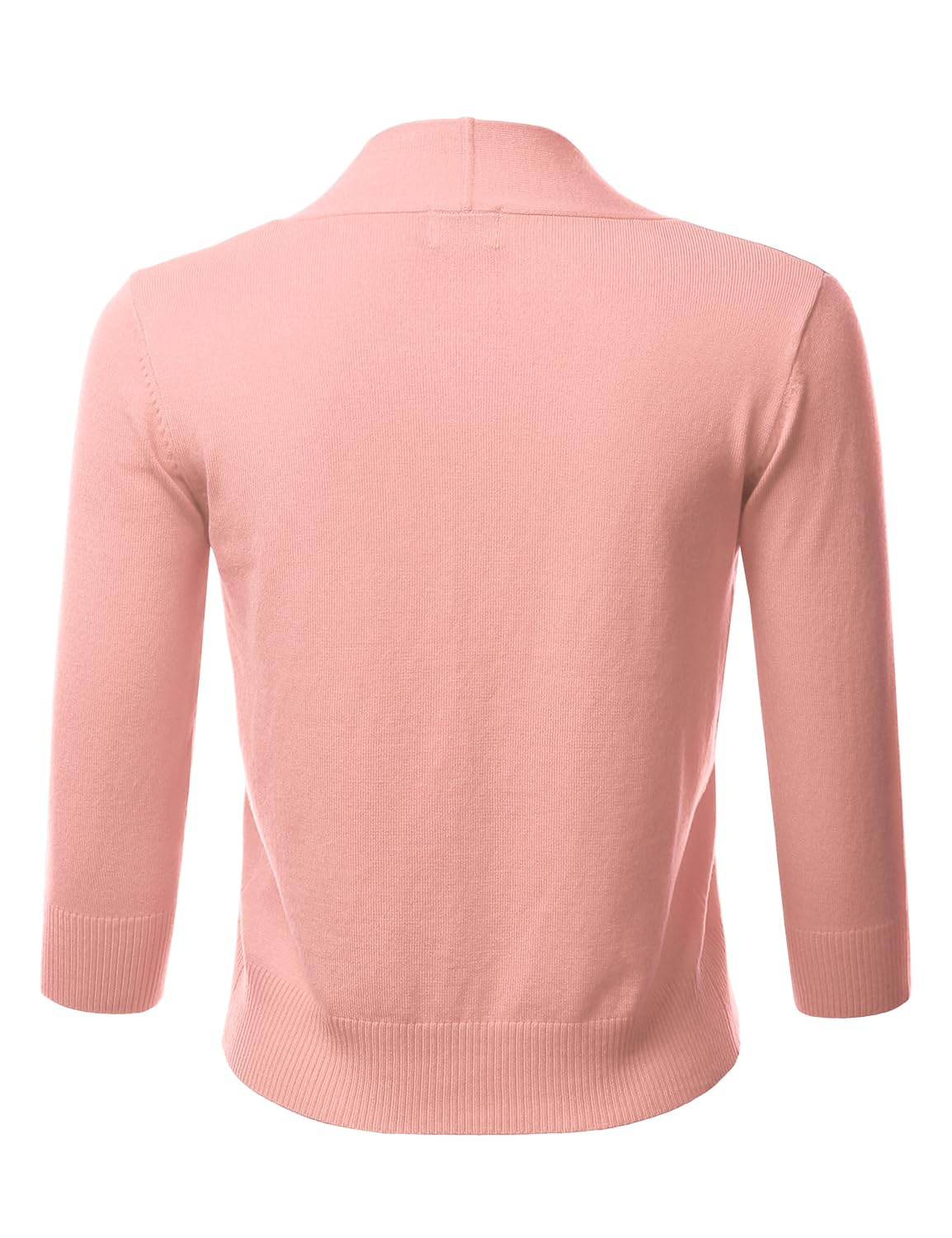 LALABEE Damen-Bolero, klassisch, 3/4-Ärmel, vorne offen, kurz, Cardigan, Shrugs für Kleider (S~XXL)