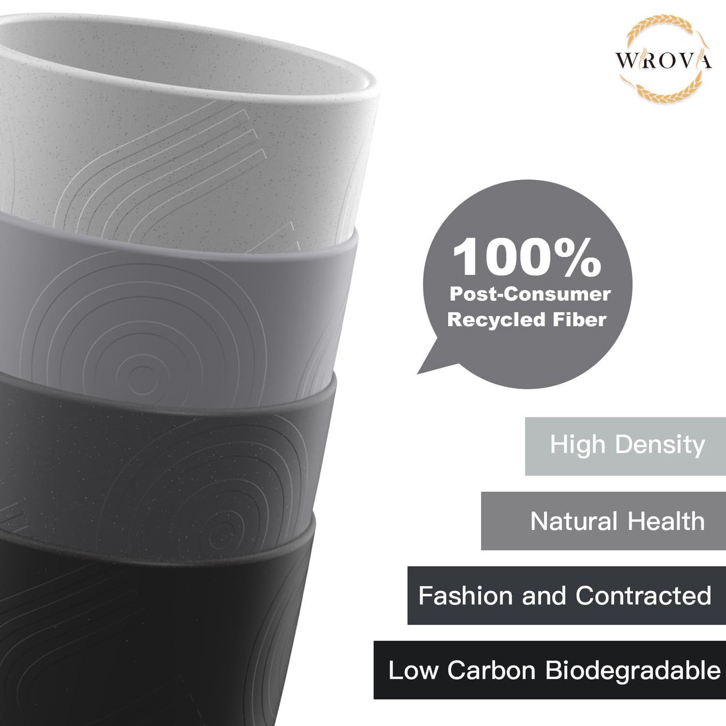 Wheat Straw Cups 8 PCS Good Alternative to Plastic Reusable Cups 20 oz Unbreakable Drinking Cup Reusable Dishwasher Safe Water Plastic Glasses Colorful Series