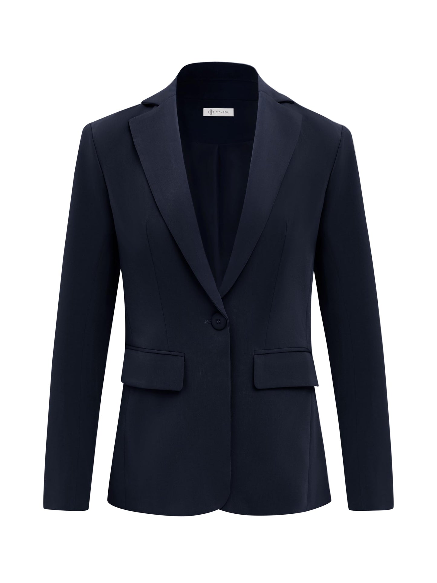 Blazers pour femmes Cicy Bell Vestes de costume à manches longues ouvertes sur le devant Tenues décontractées pour le travail