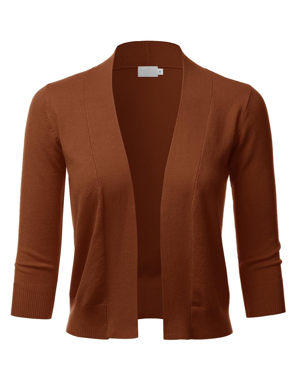 LALABEE Damen-Bolero, klassisch, 3/4-Ärmel, vorne offen, kurz, Cardigan, Shrugs für Kleider (S~XXL)