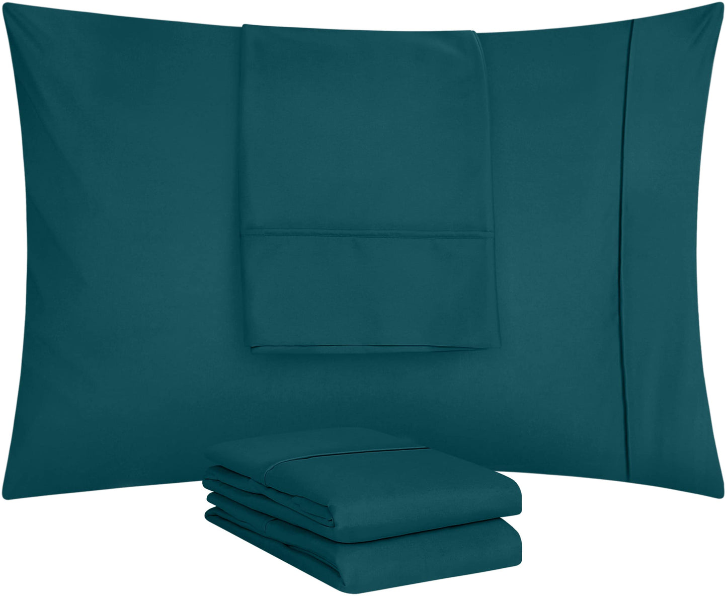 Utopia Bedding Pillow Cases - Envelope Closure - Soft Brushed Microfiber Fabric - Shrinkage and Fade Resistant Pillow
