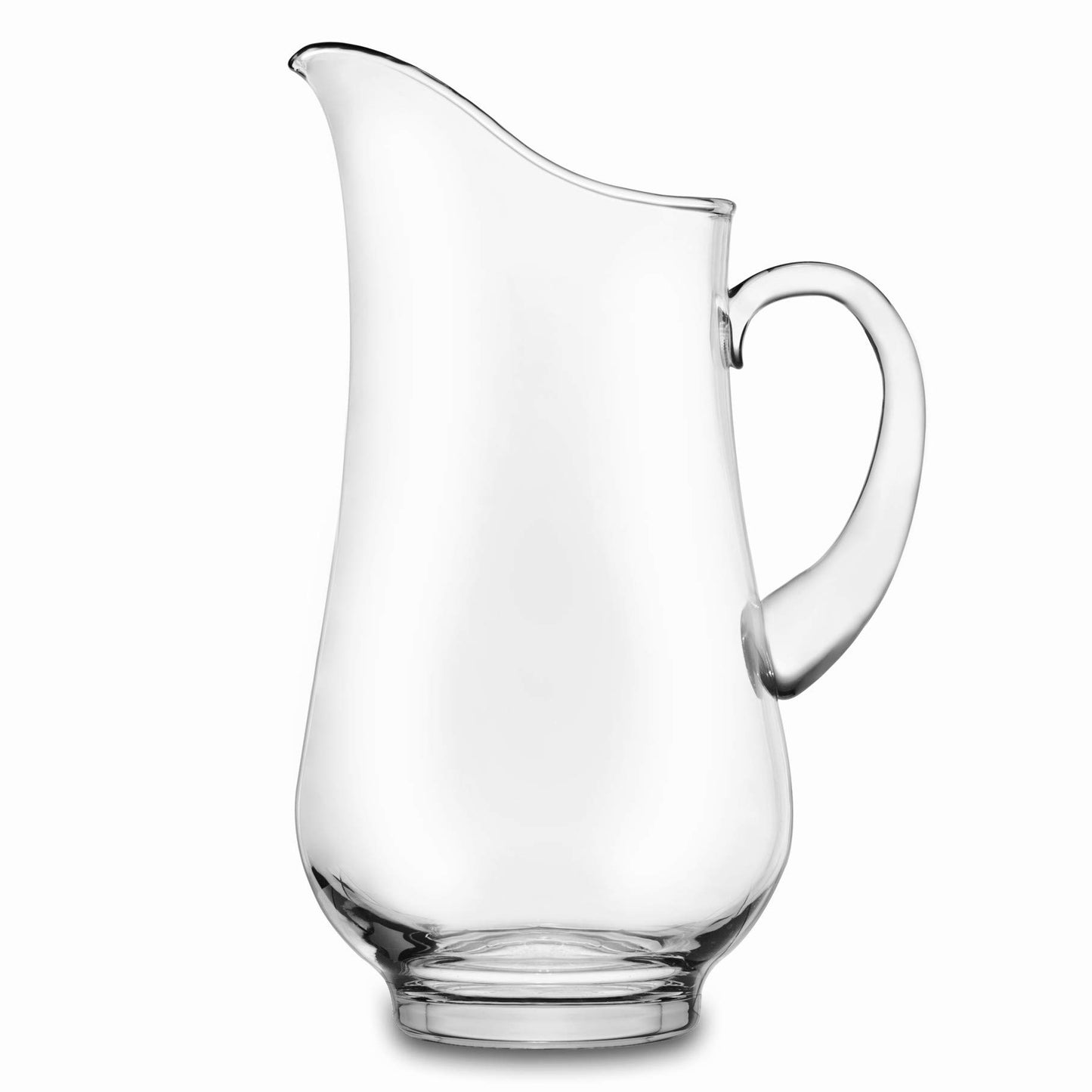 Libbey Acapulco Large Glass Pitcher Set of 2, 89 Oz, Clear, Tall Bubble Glass Pitchers with Handle, Modern Pitcher Set for Iced Tea, Punch, and More