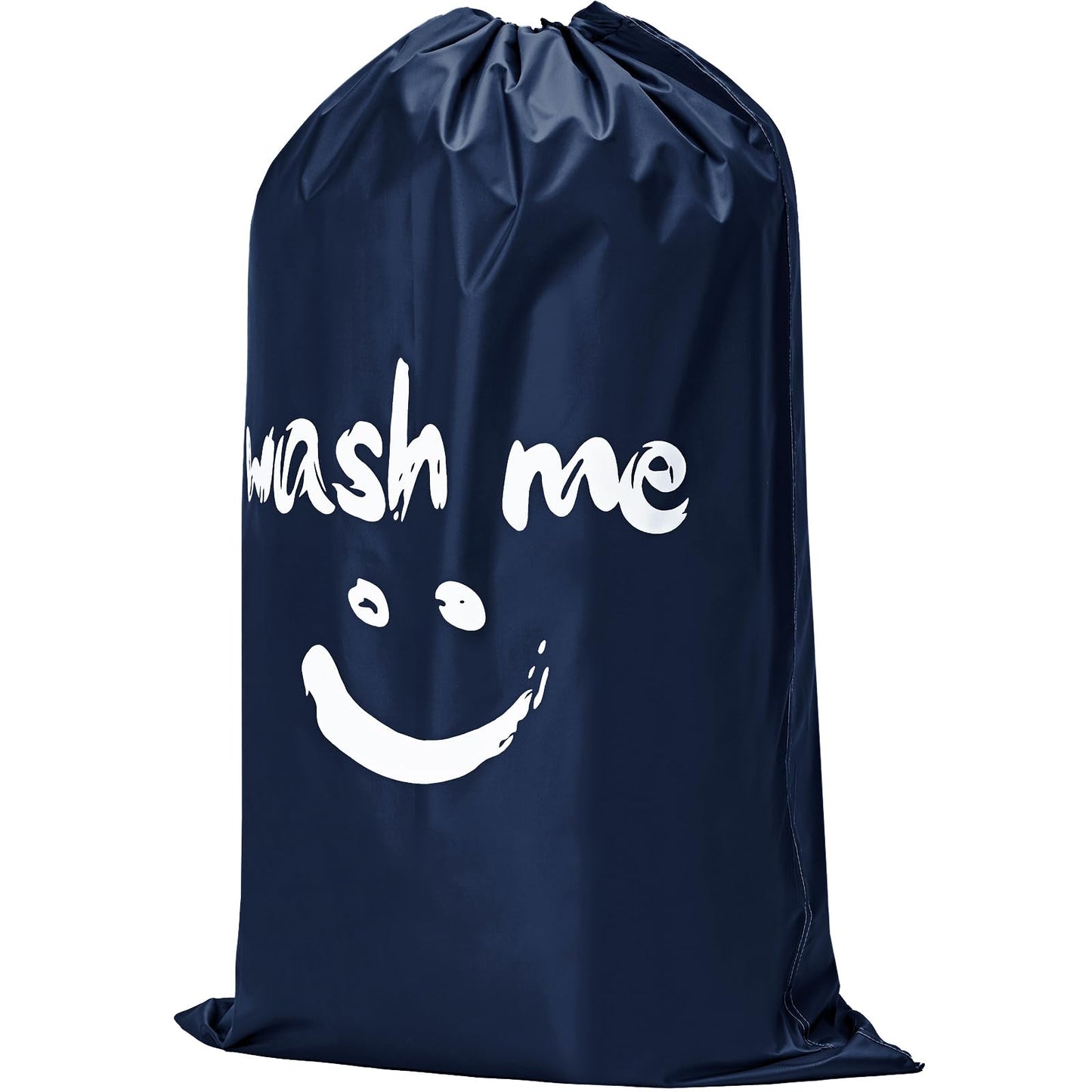 HOMEST 2 Pack XL Wash Me Travel Laundry Bag, Dirty Clothes Organizer, Large Enough to Hold 4 Loads of Laundry, Easy Fit a Laundry Hamper or Basket