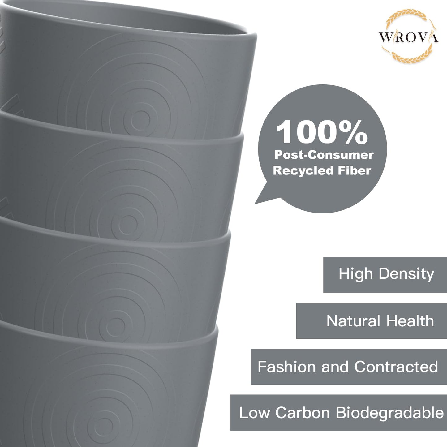 Wheat Straw Cups 8 PCS Good Alternative to Plastic Reusable Cups 20 oz Unbreakable Drinking Cup Reusable Dishwasher Safe Water Plastic Glasses Colorful Series