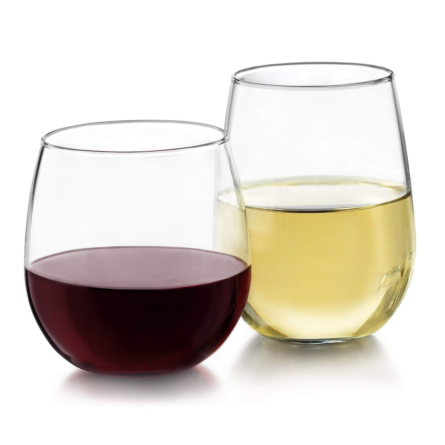 Libbey Vina Red Balloon Wine Glasses, 18.25 Oz Elegant Large Red Wine Glasses Set of 6, Long Stem Glass Wine Glasses for Weddings, Birthdays, and More