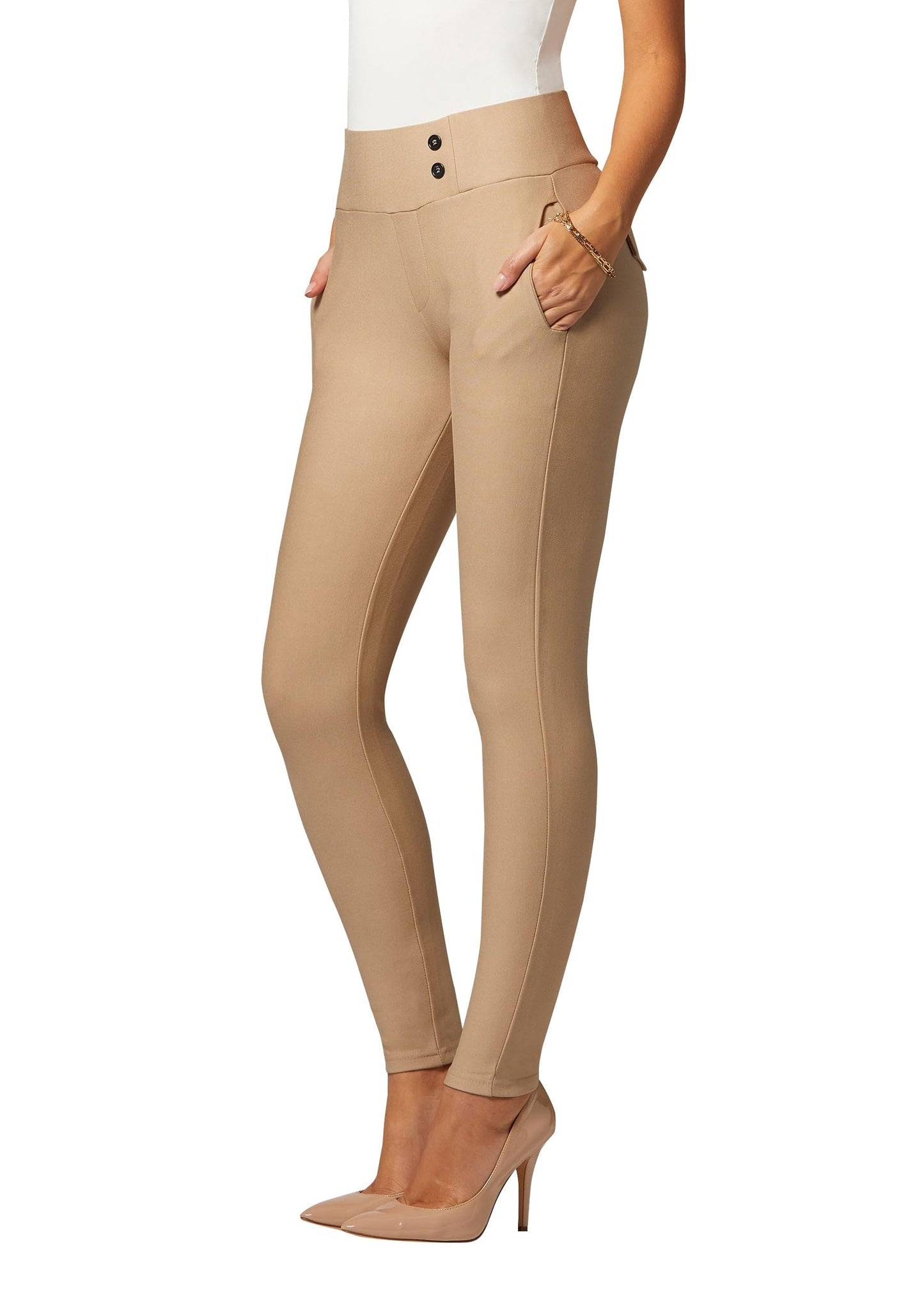Conceited Stretch Slacks for Women in Slim, Straight and Flare - Ponte Pants