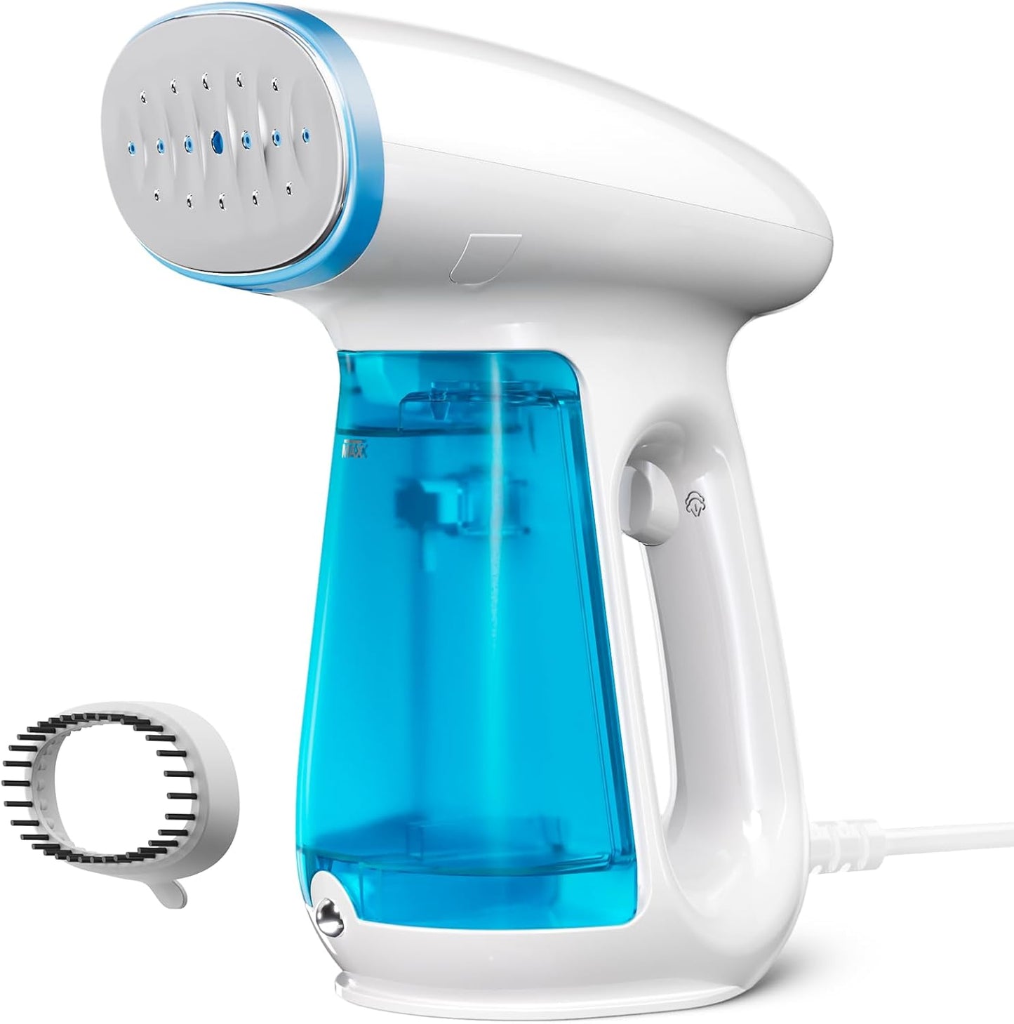 Steamer for Clothes, 1300W Powerful Fast-Heating Handheld Garment and Clothes Steamer with Large 230ml Tank, Auto-Off Safety, Includes Brush, Perfect for Home and Travel Wrinkle Removal