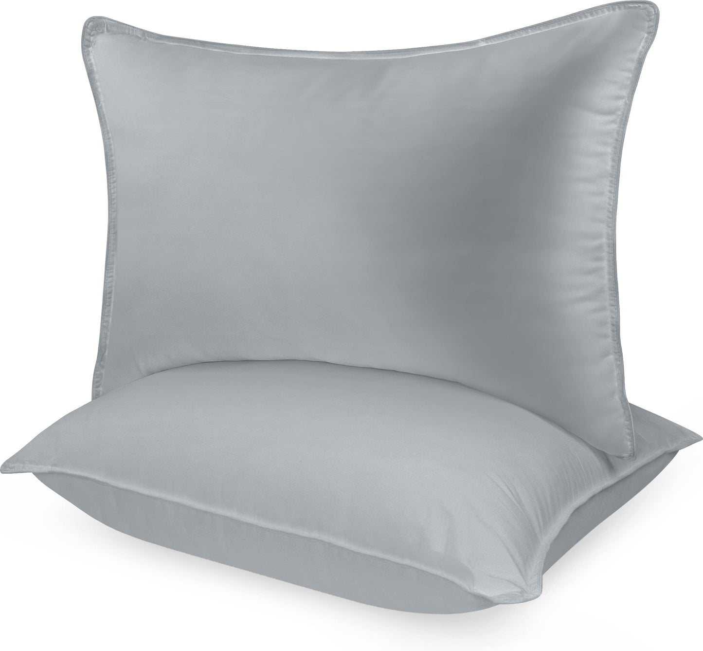 Utopia Bedding Bettkissen zum Schlafen (weiß), Queen Size, 2er-Set, Hotelkissen, Kühlkissen für Seiten-, Rücken- oder Bauchschläfer
