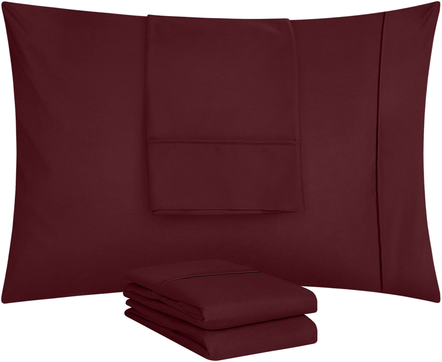 Utopia Bedding Pillow Cases - Envelope Closure - Soft Brushed Microfiber Fabric - Shrinkage and Fade Resistant Pillow