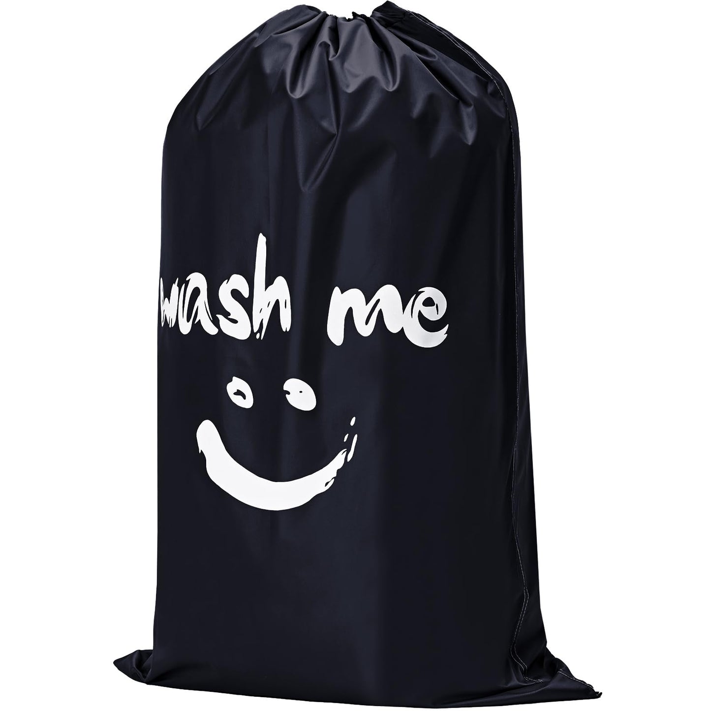 HOMEST 2 Pack XL Wash Me Travel Laundry Bag, Dirty Clothes Organizer, Large Enough to Hold 4 Loads of Laundry, Easy Fit a Laundry Hamper or Basket