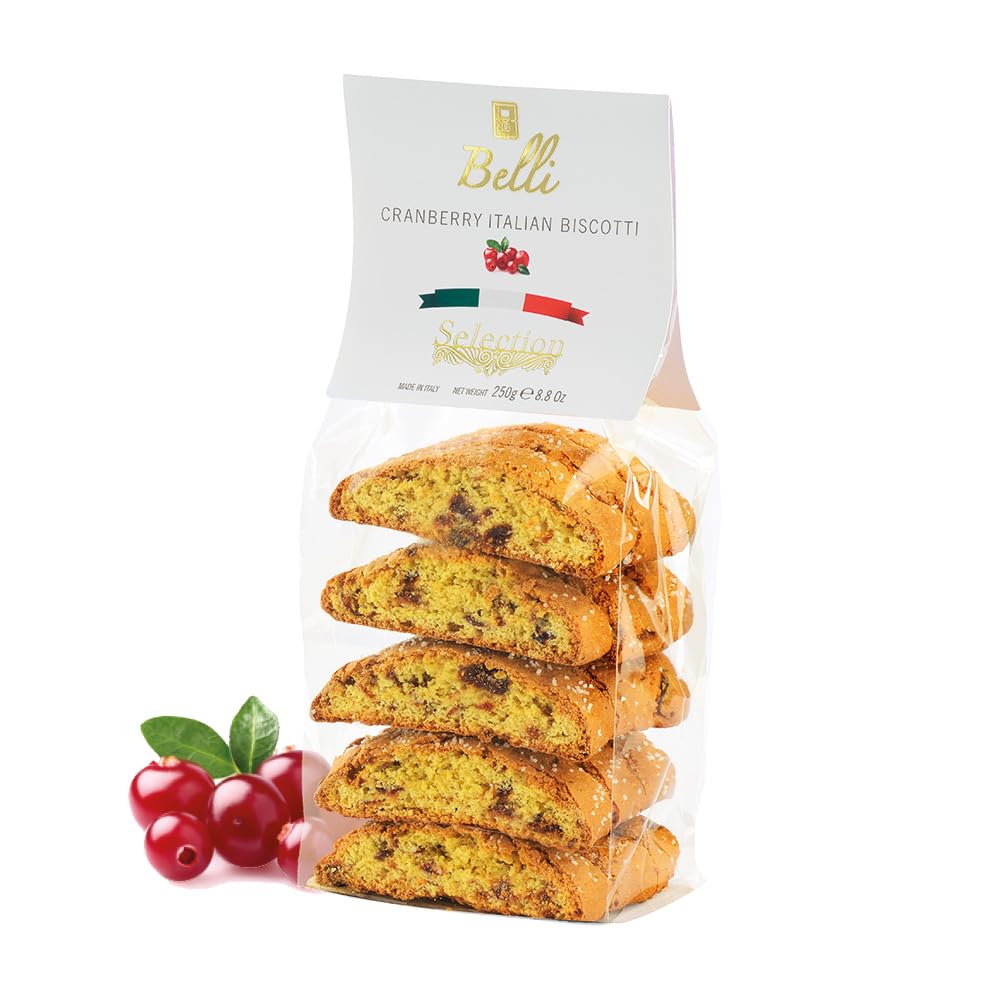 Italian Almond Biscotti | Made in Tuscany, Italy | Belli Traditional Semi Soft Biscuits