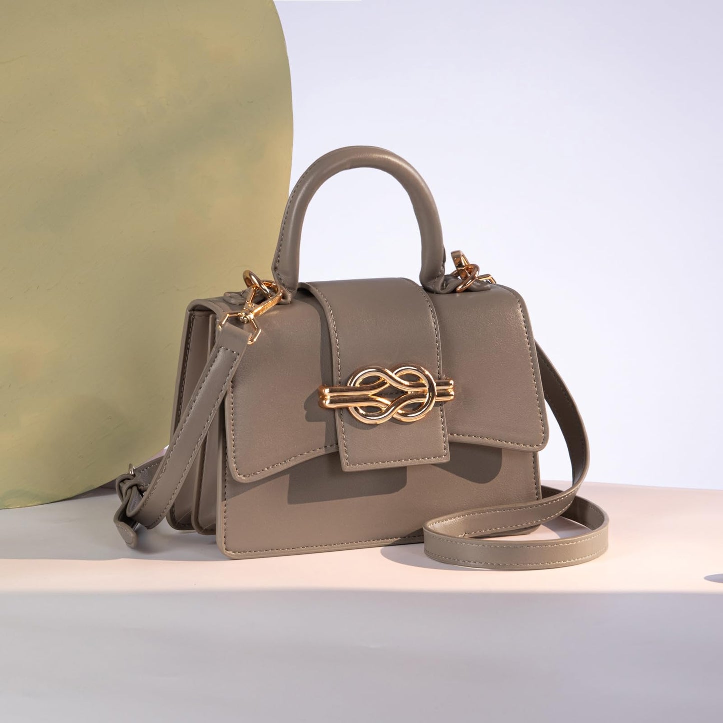 Milan Chiva Kleine Geldbörse mit Henkel für Damen, Mini-Umhängetasche, elegante quadratische Tasche