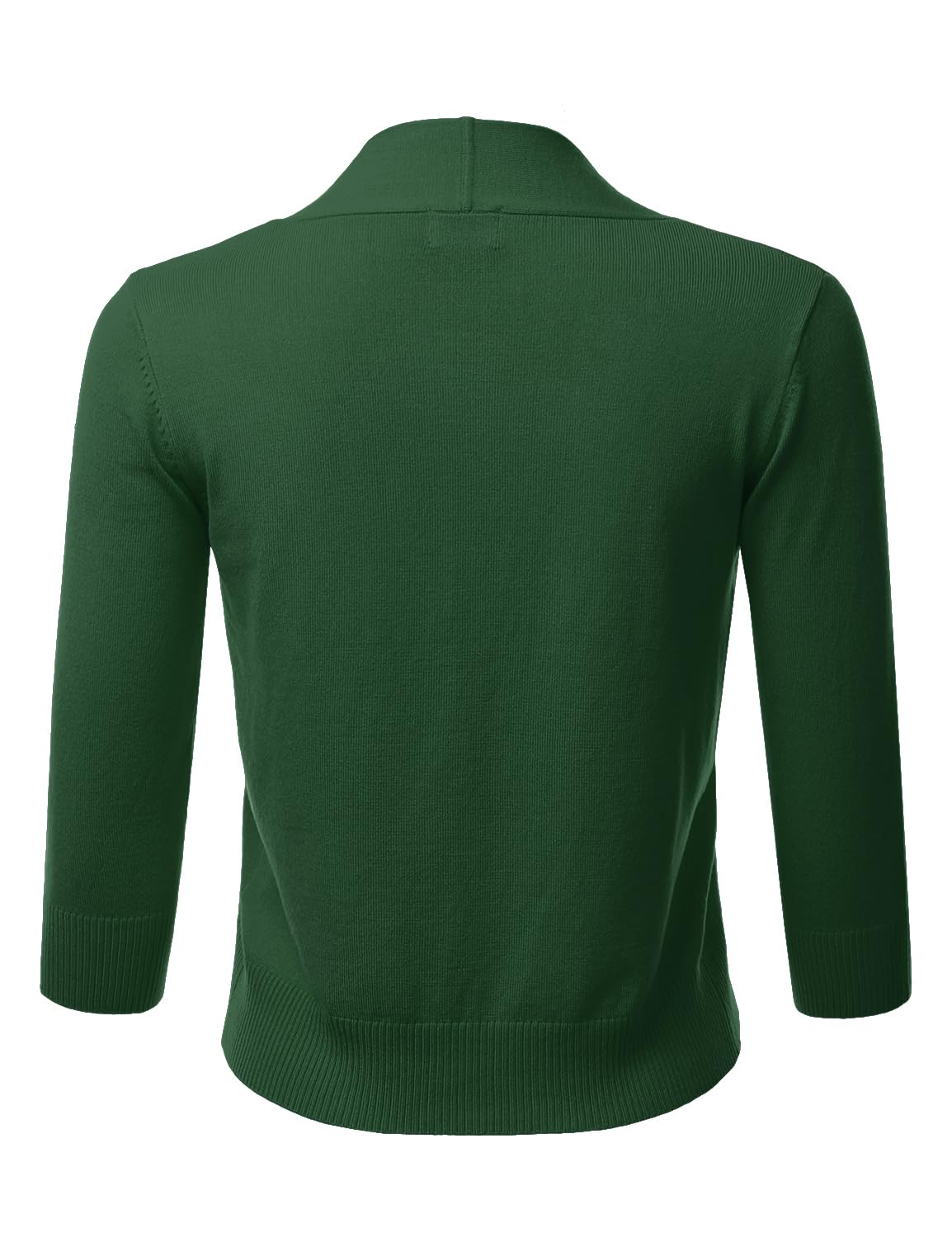 LALABEE Damen-Bolero, klassisch, 3/4-Ärmel, vorne offen, kurz, Cardigan, Shrugs für Kleider (S~XXL)