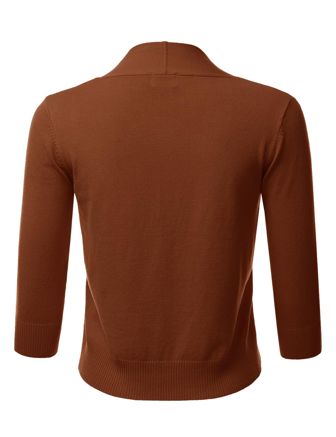 LALABEE Damen-Bolero, klassisch, 3/4-Ärmel, vorne offen, kurz, Cardigan, Shrugs für Kleider (S~XXL)
