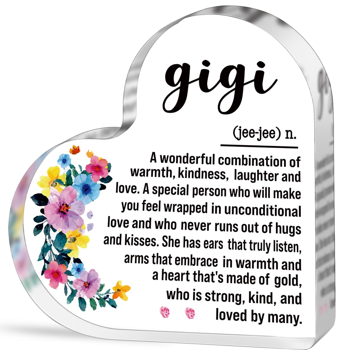 A heartfelt thank-you gift that says it all—beautifully printed on a clear 4.7 x 4.3 inch acrylic sign. Stylish, lightweight, and ready to display on any desk, shelf, or tabletop. Each piece is gift-ready and designed to leave a lasting impression.