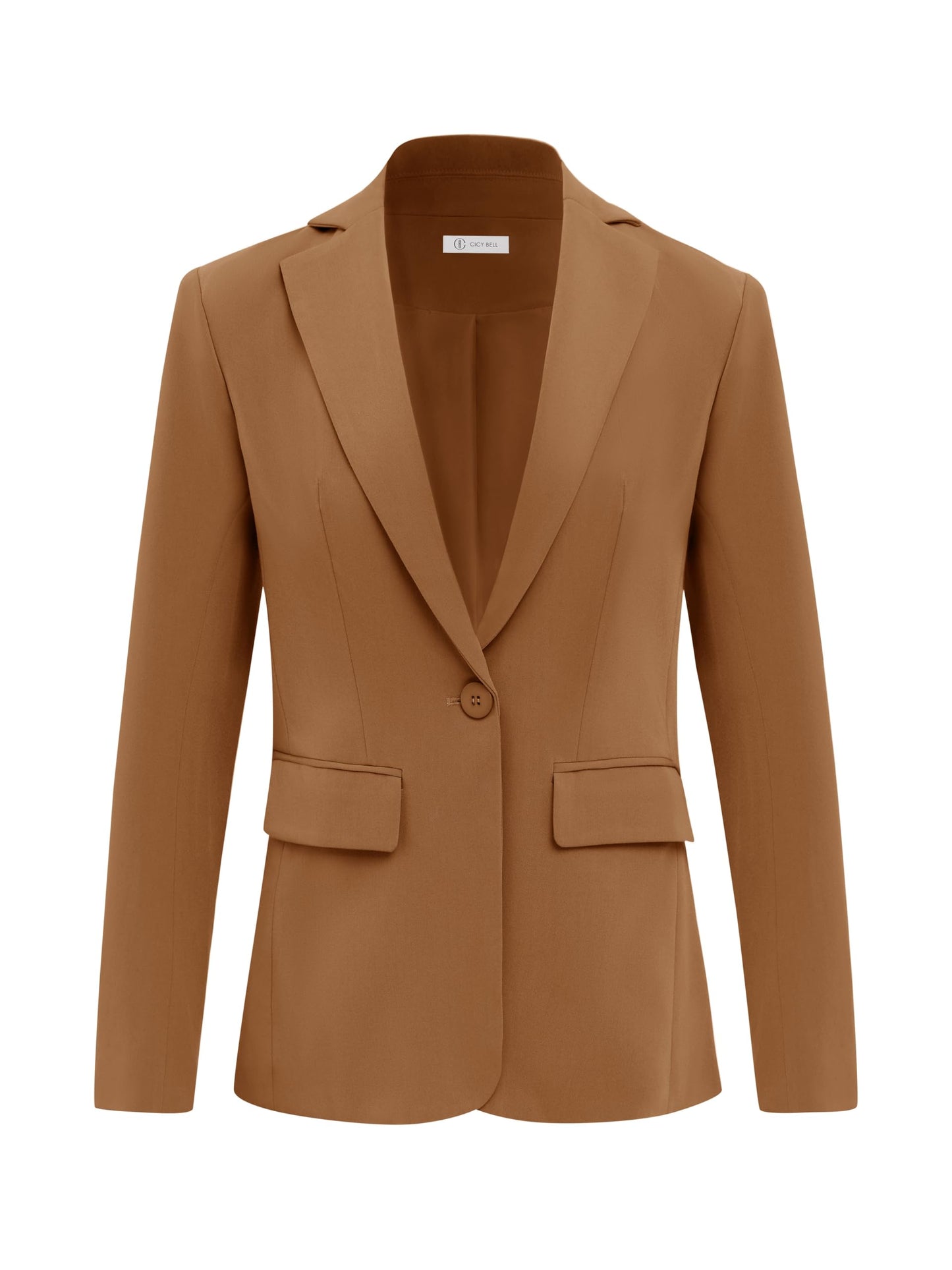 Blazers pour femmes Cicy Bell Vestes de costume à manches longues ouvertes sur le devant Tenues décontractées pour le travail