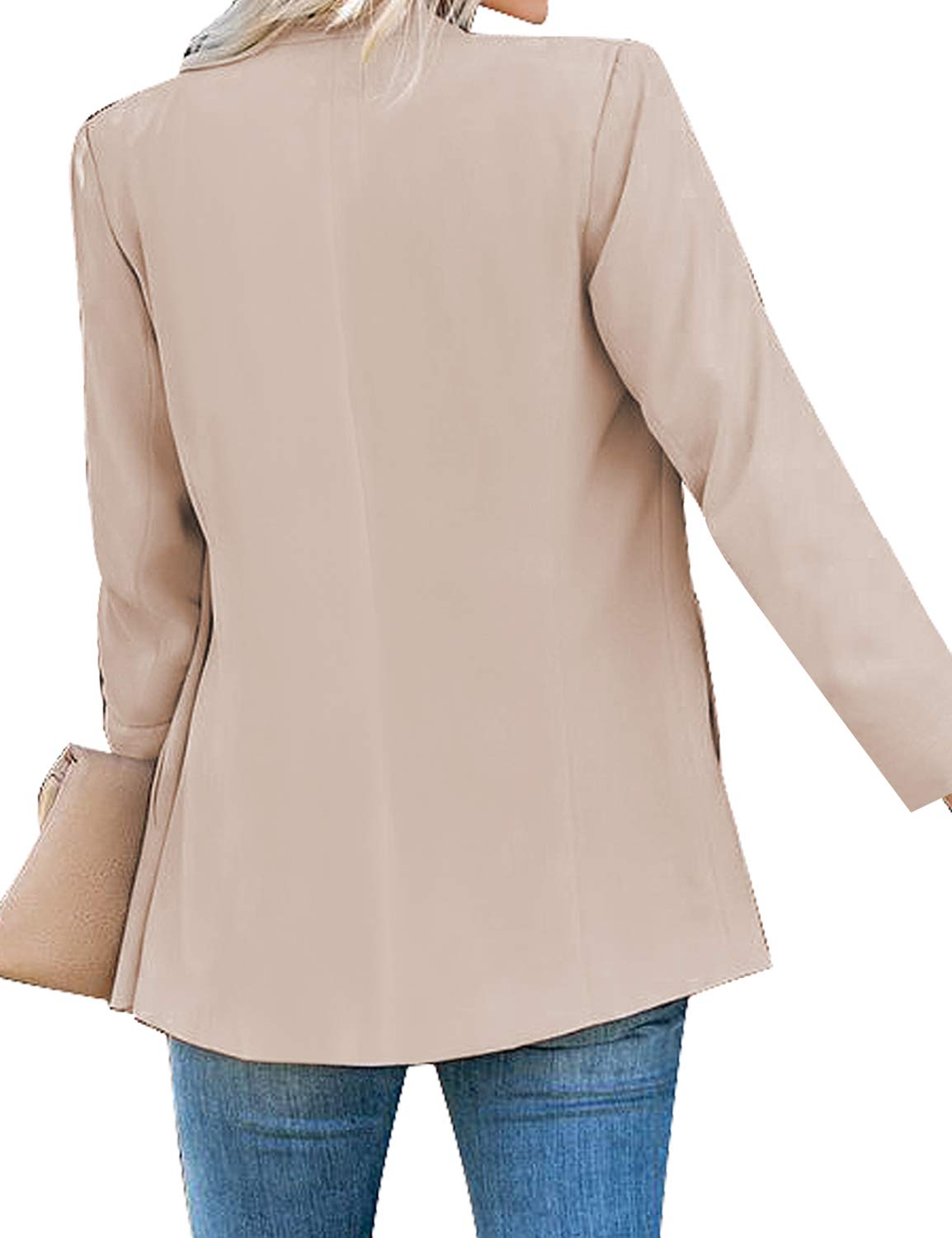 GRAPENT Damen Blazer mit offener Vorderseite, Business, Freizeit, Taschen, für die Arbeit im Büro