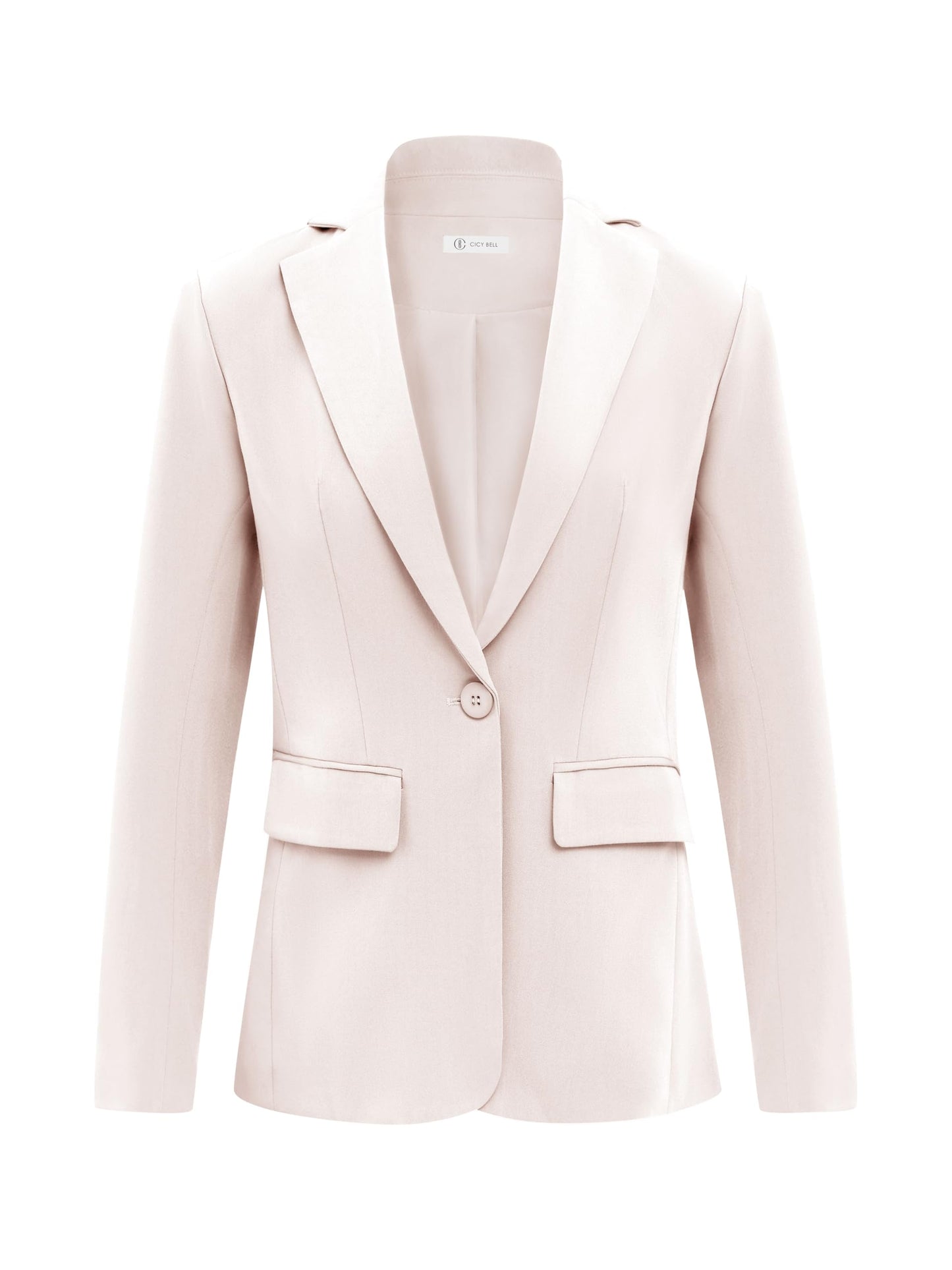Blazers pour femmes Cicy Bell Vestes de costume à manches longues ouvertes sur le devant Tenues décontractées pour le travail