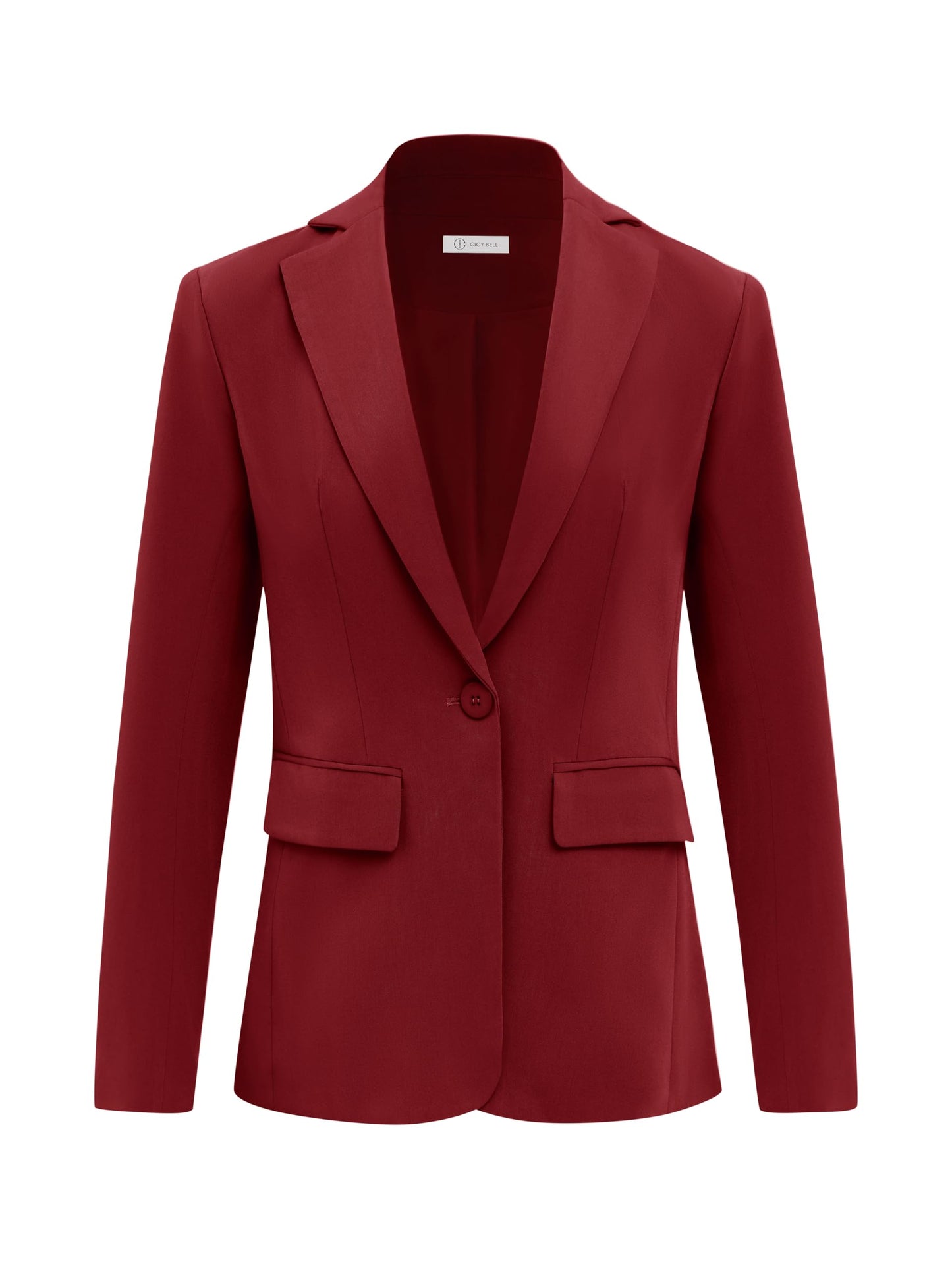 Blazers pour femmes Cicy Bell Vestes de costume à manches longues ouvertes sur le devant Tenues décontractées pour le travail