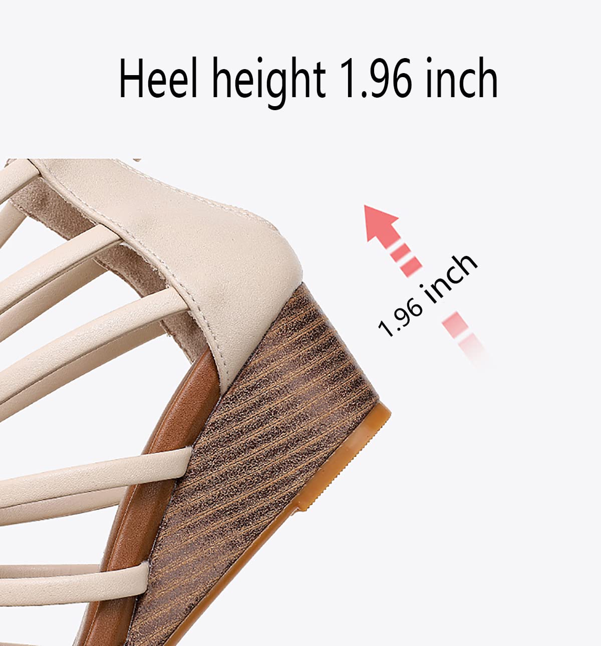 Keilsandalen für Damen, elegant, lässig, für den Sommer, süß, bequem, mit Keilabsatz, Strandsandale