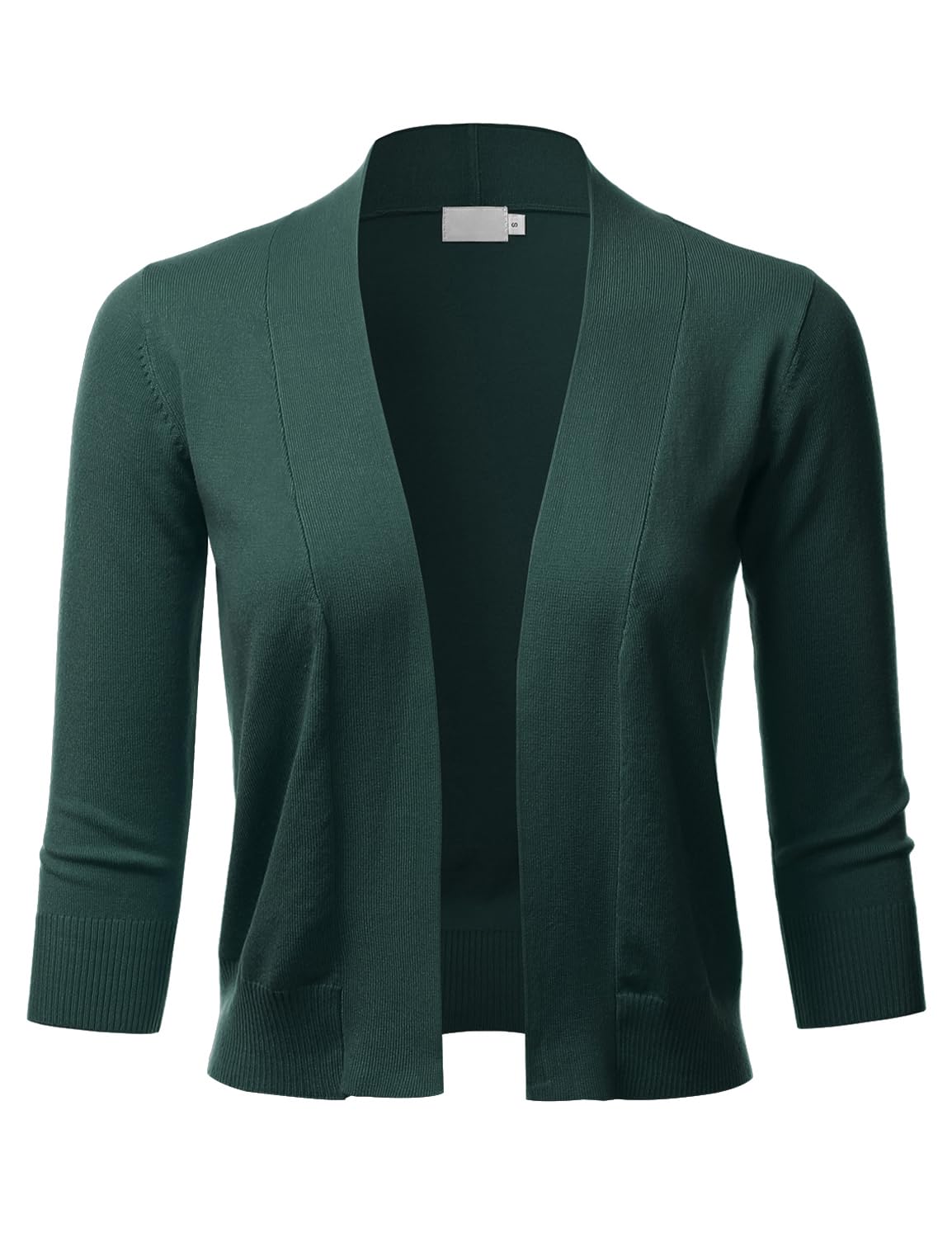 LALABEE Damen-Bolero, klassisch, 3/4-Ärmel, vorne offen, kurz, Cardigan, Shrugs für Kleider (S~XXL)