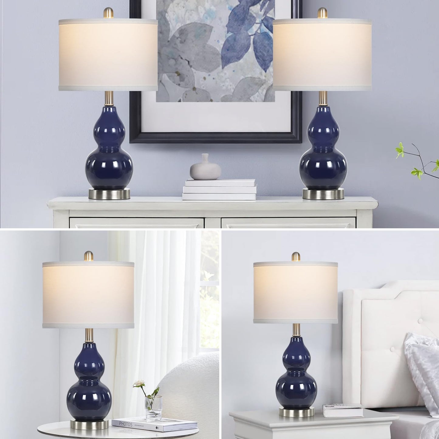 Rinweey Moderne Keramik-Tischlampen
