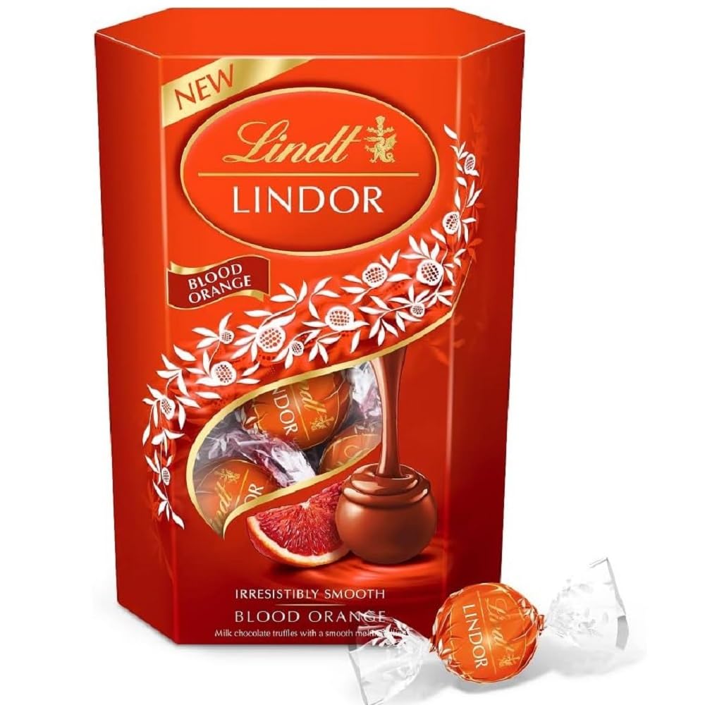 Lindt LINDOR Milk Chocolate Candy Truffles, Milk Chocolate with Smooth, Melting Truffle Center, 25.4 oz., 60 Count