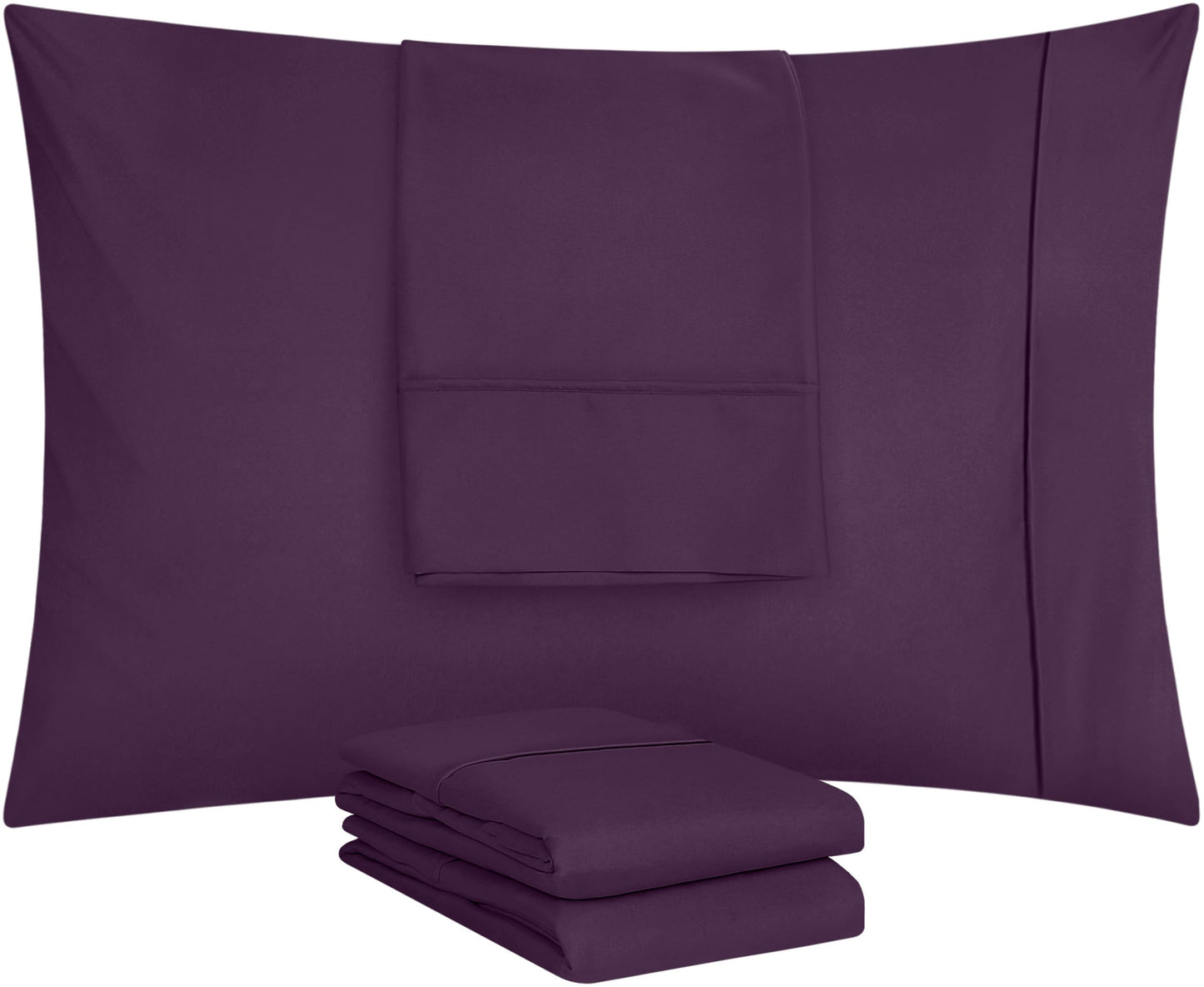 Utopia Bedding Pillow Cases - Envelope Closure - Soft Brushed Microfiber Fabric - Shrinkage and Fade Resistant Pillow
