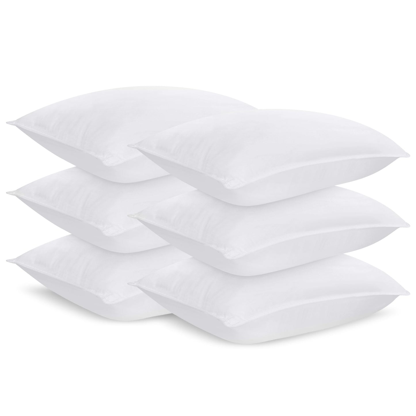 Utopia Bedding Bettkissen zum Schlafen (weiß), Queen Size, 2er-Set, Hotelkissen, Kühlkissen für Seiten-, Rücken- oder Bauchschläfer