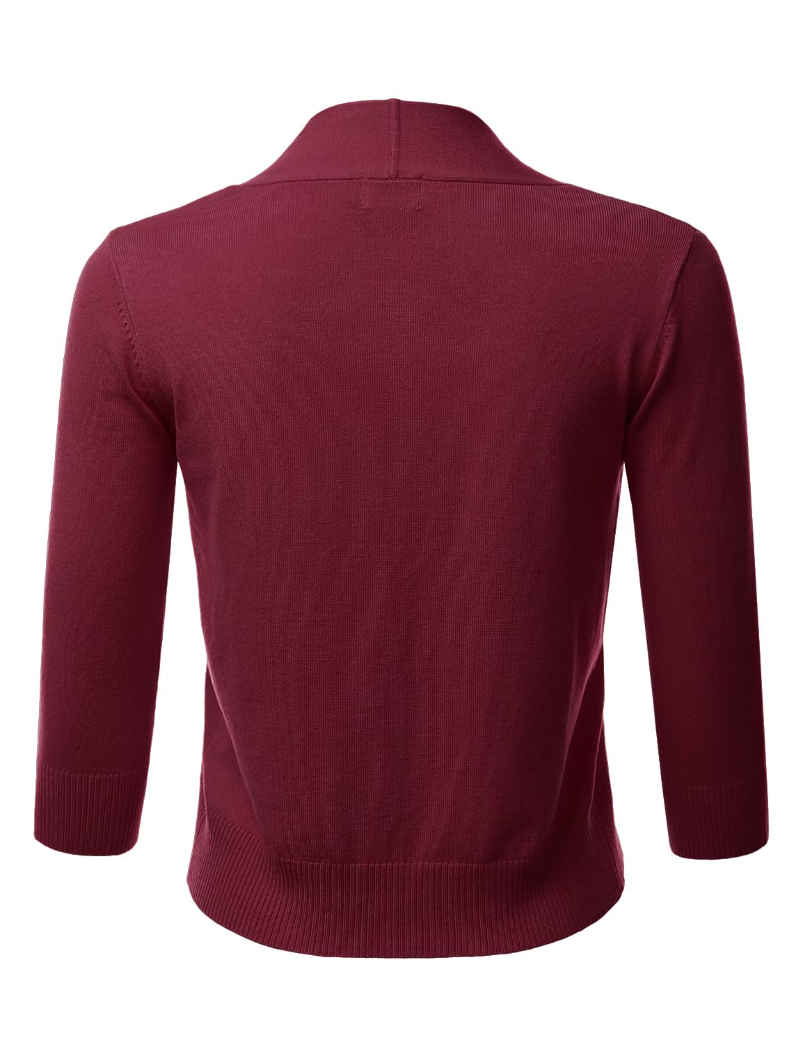 LALABEE Damen-Bolero, klassisch, 3/4-Ärmel, vorne offen, kurz, Cardigan, Shrugs für Kleider (S~XXL)