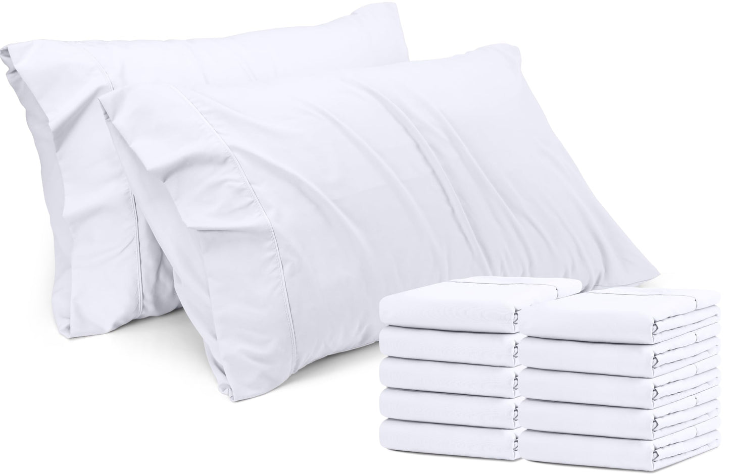 Utopia Bedding Pillow Cases - Envelope Closure - Soft Brushed Microfiber Fabric - Shrinkage and Fade Resistant Pillow
