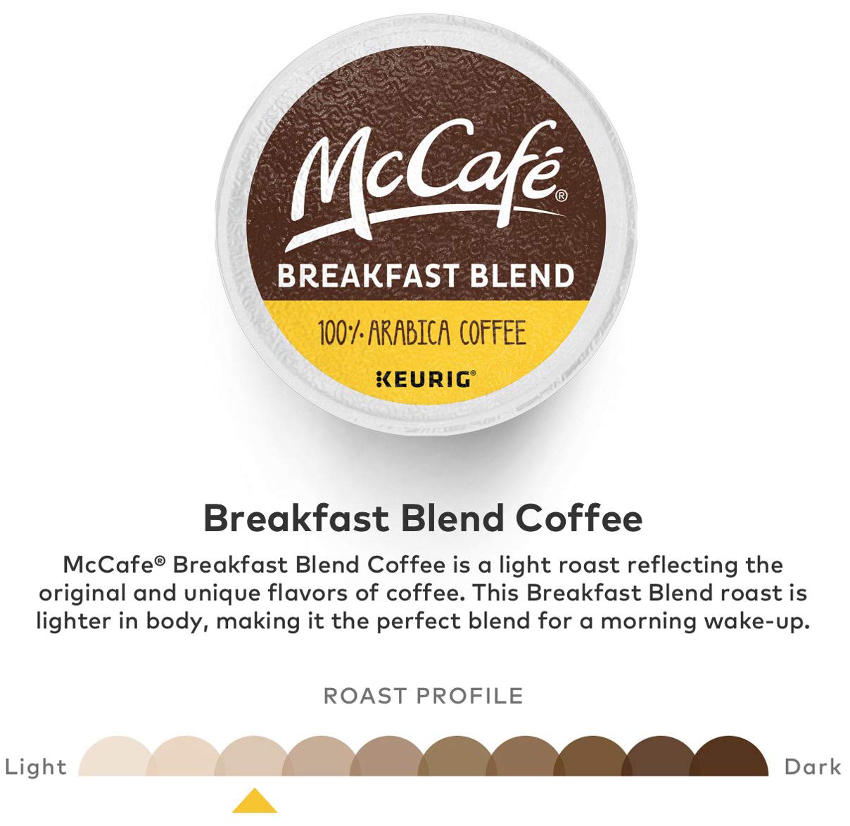 McCafe Premium Medium Roast K-Cup Coffee Pods, Premium Roast, 84 Count