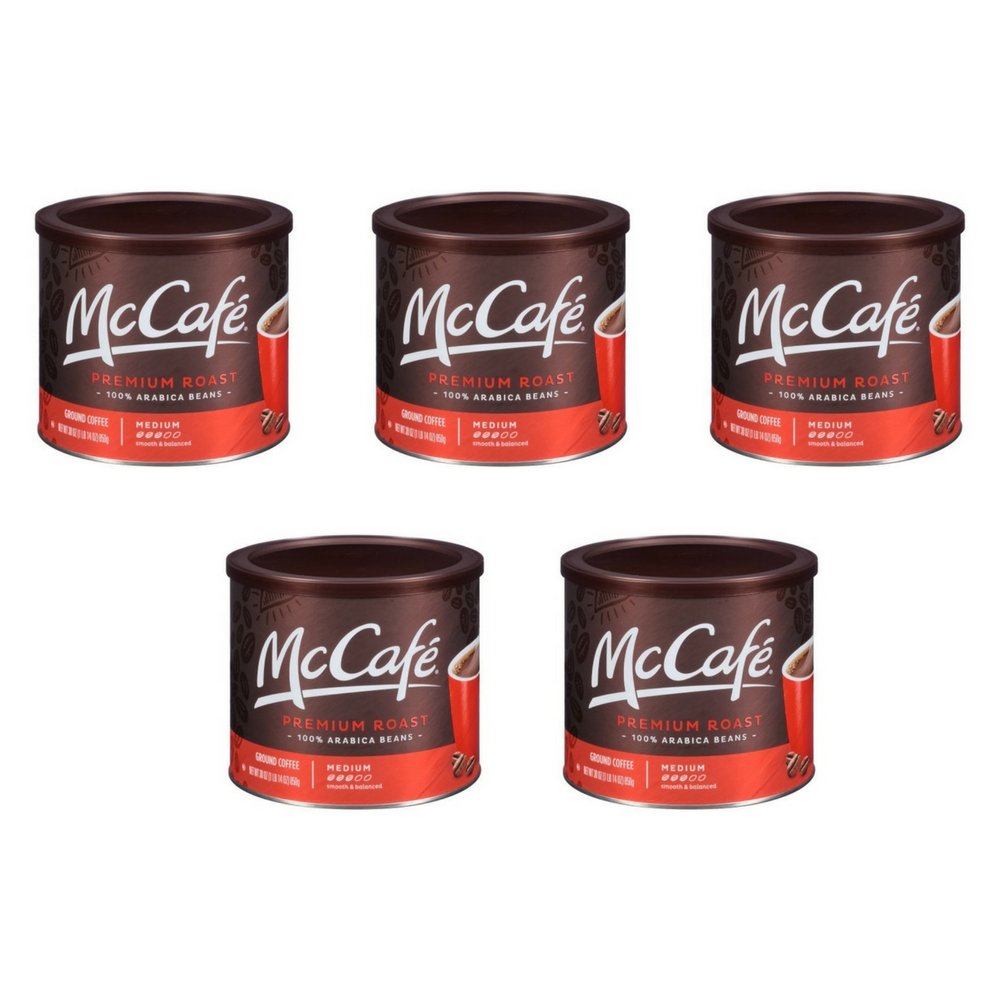 McCafe Colombian, Medium-Dark Roast Ground Coffee, 24 oz Canister