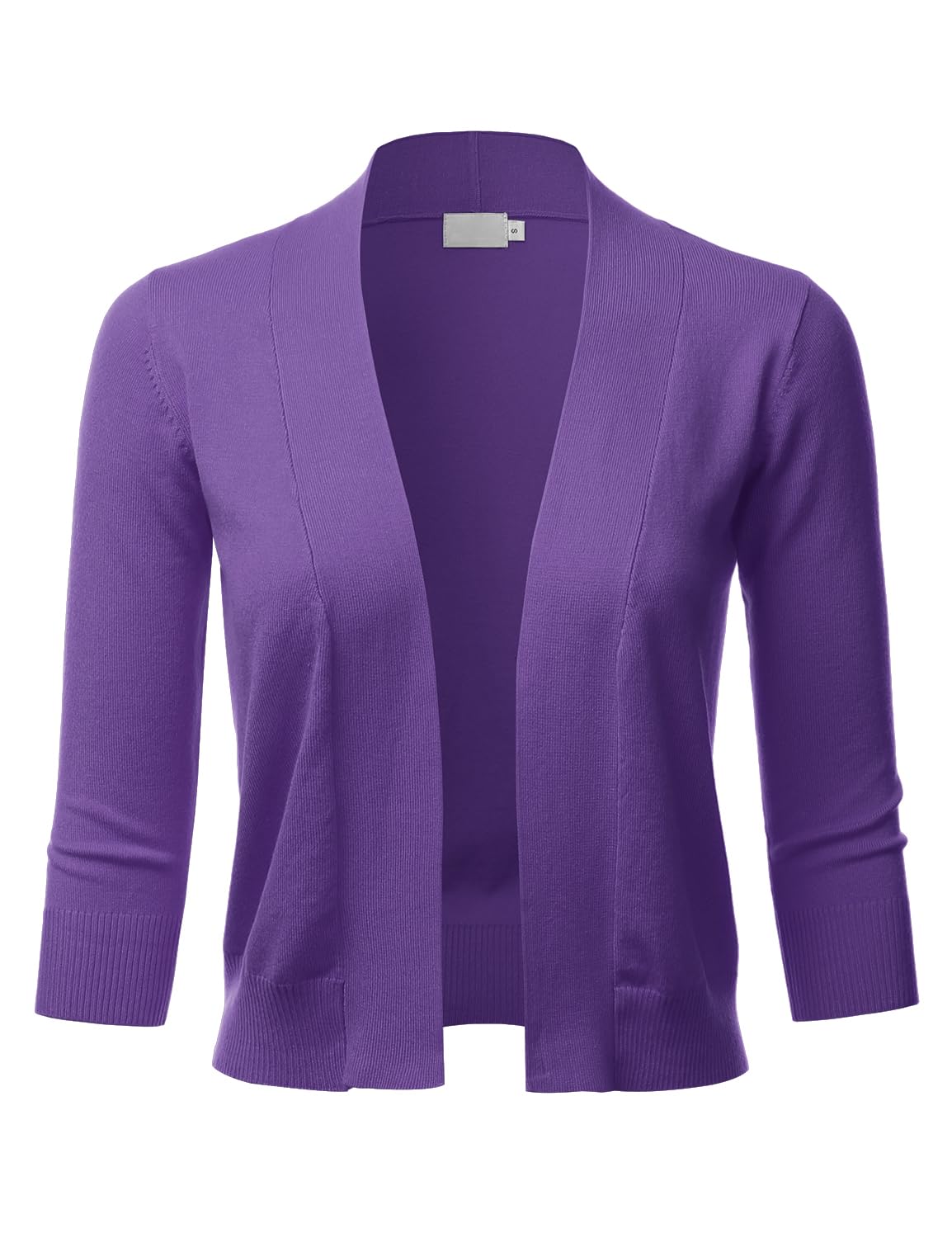 LALABEE Damen-Bolero, klassisch, 3/4-Ärmel, vorne offen, kurz, Cardigan, Shrugs für Kleider (S~XXL)