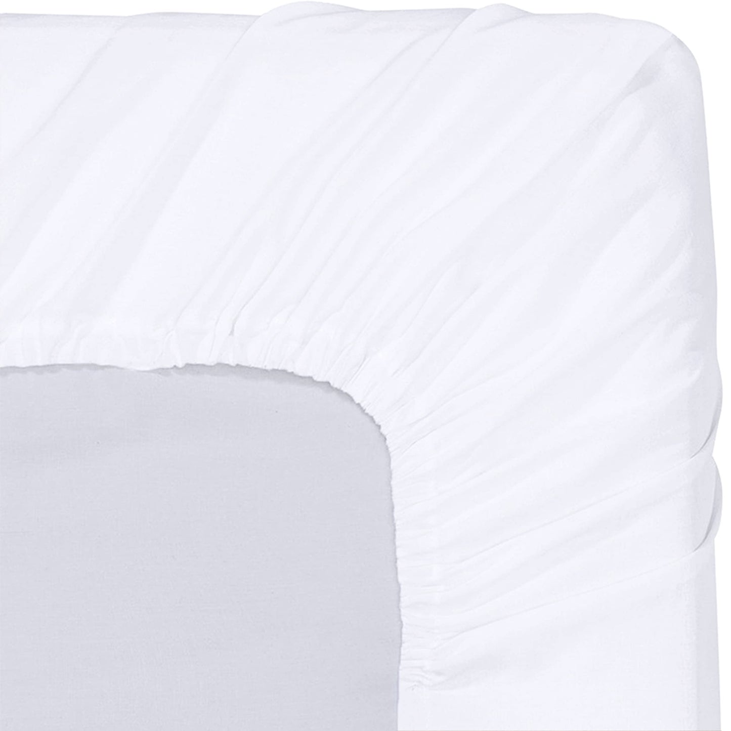 Utopia Bedding Spannbettlaken für Queensize-Betten – Großpackung mit 6 Spannbettlaken – weiche gebürstete Mikrofaser – tiefe Taschen – schrumpft und verblasst nicht – pflegeleicht (grau)