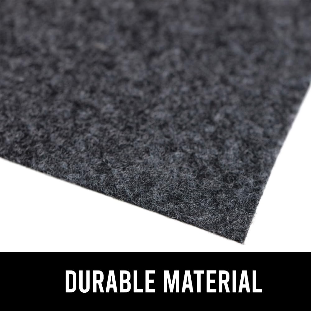 Gorilla Grip LeakGuard, nicht klebende Unterspülmatte für Küchenschränke, 24 x 40, wasserdichte, schnell trocknende Regaleinlage, langlebige, saugfähige Filzmatten für Badezimmerwaschbecken, Schränke, Kommoden, Damast, Taupe-Creme
