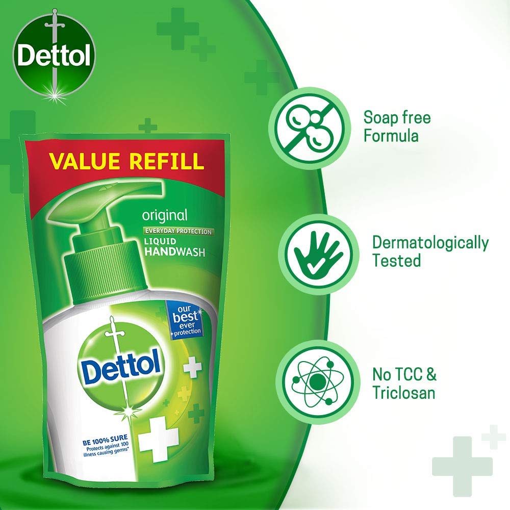 Dettol Original Liquid Handwash | 875ml (29.59 Fl Oz) | Pack of 2