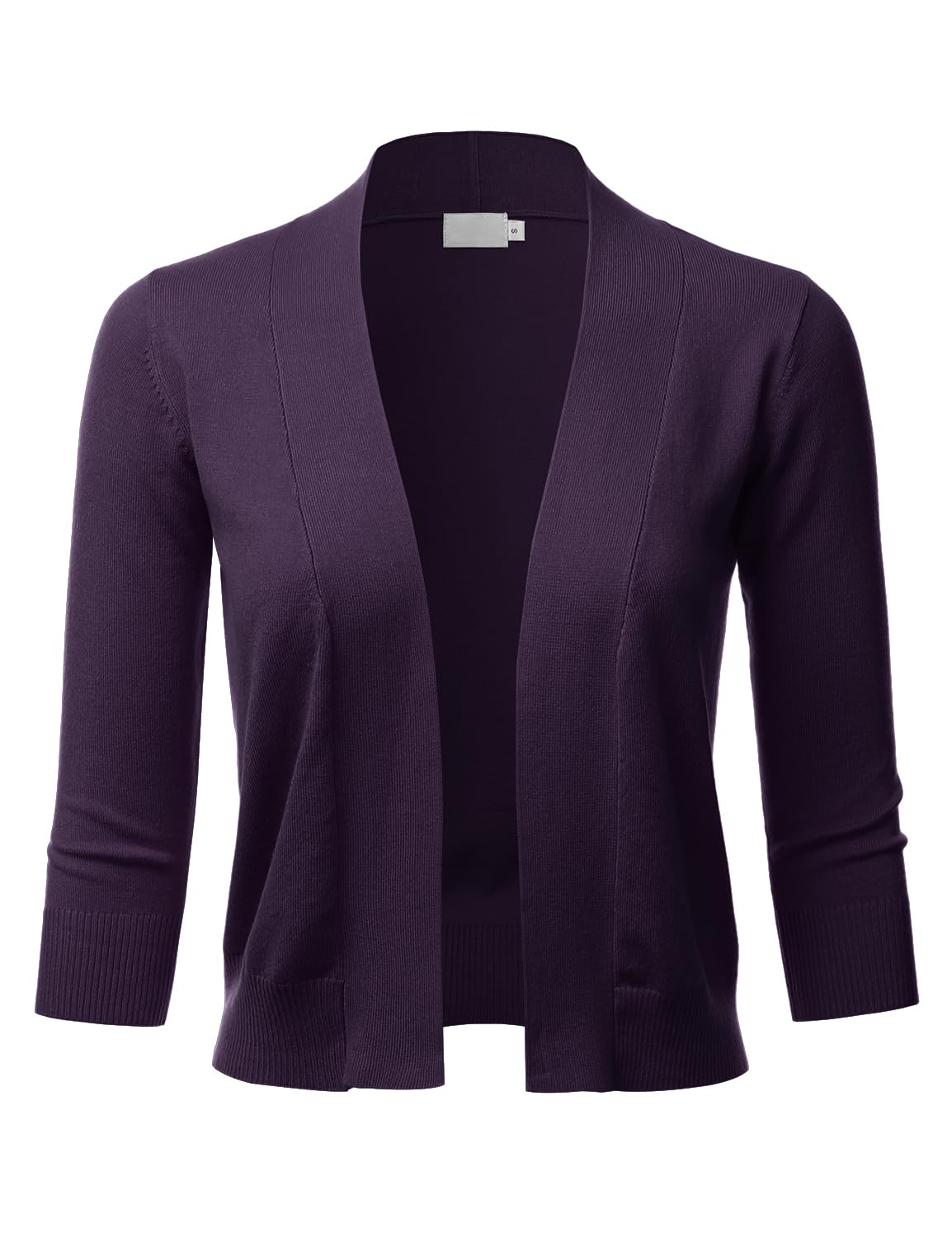 LALABEE Damen-Bolero, klassisch, 3/4-Ärmel, vorne offen, kurz, Cardigan, Shrugs für Kleider (S~XXL)