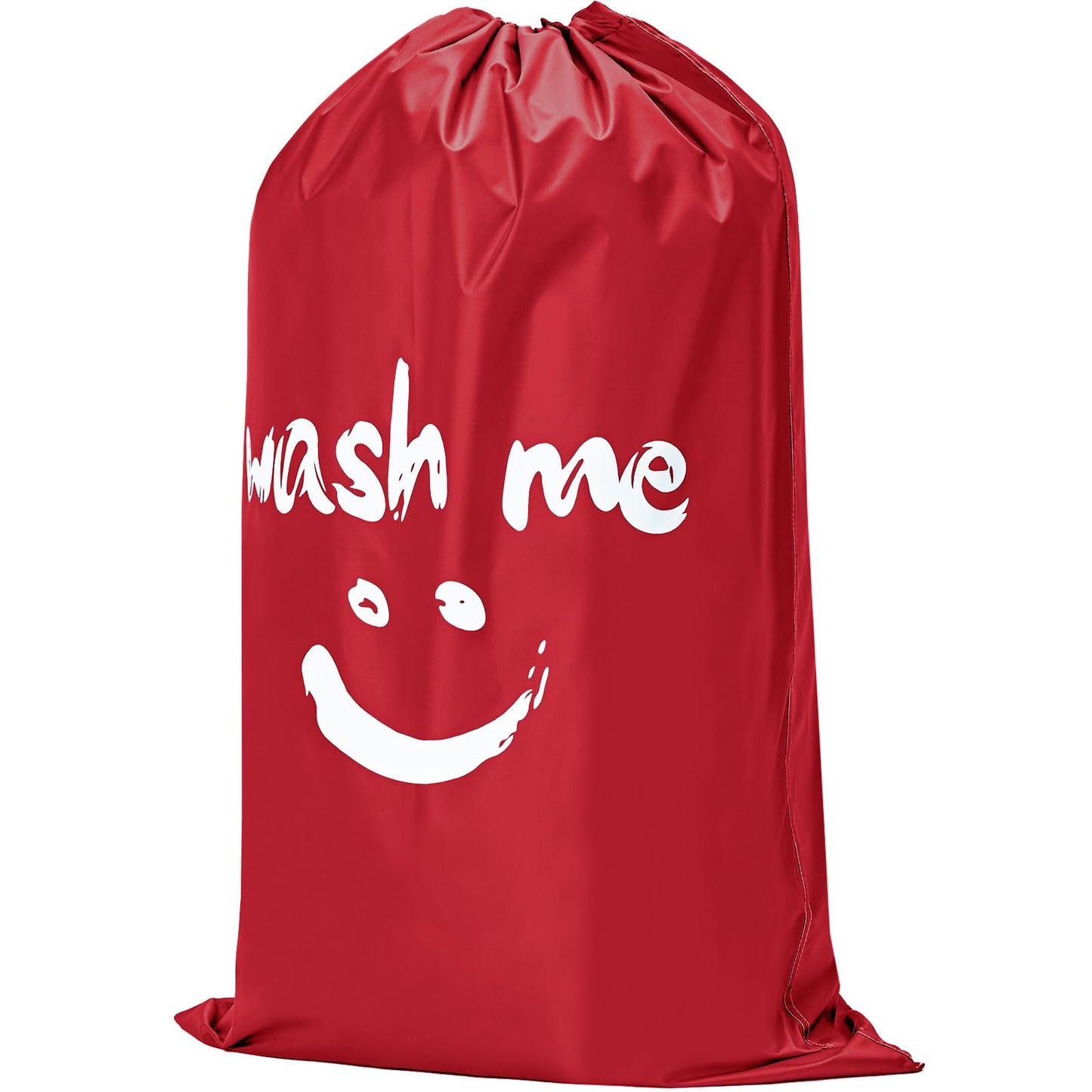 HOMEST 2 Pack XL Wash Me Travel Laundry Bag, Dirty Clothes Organizer, Large Enough to Hold 4 Loads of Laundry, Easy Fit a Laundry Hamper or Basket