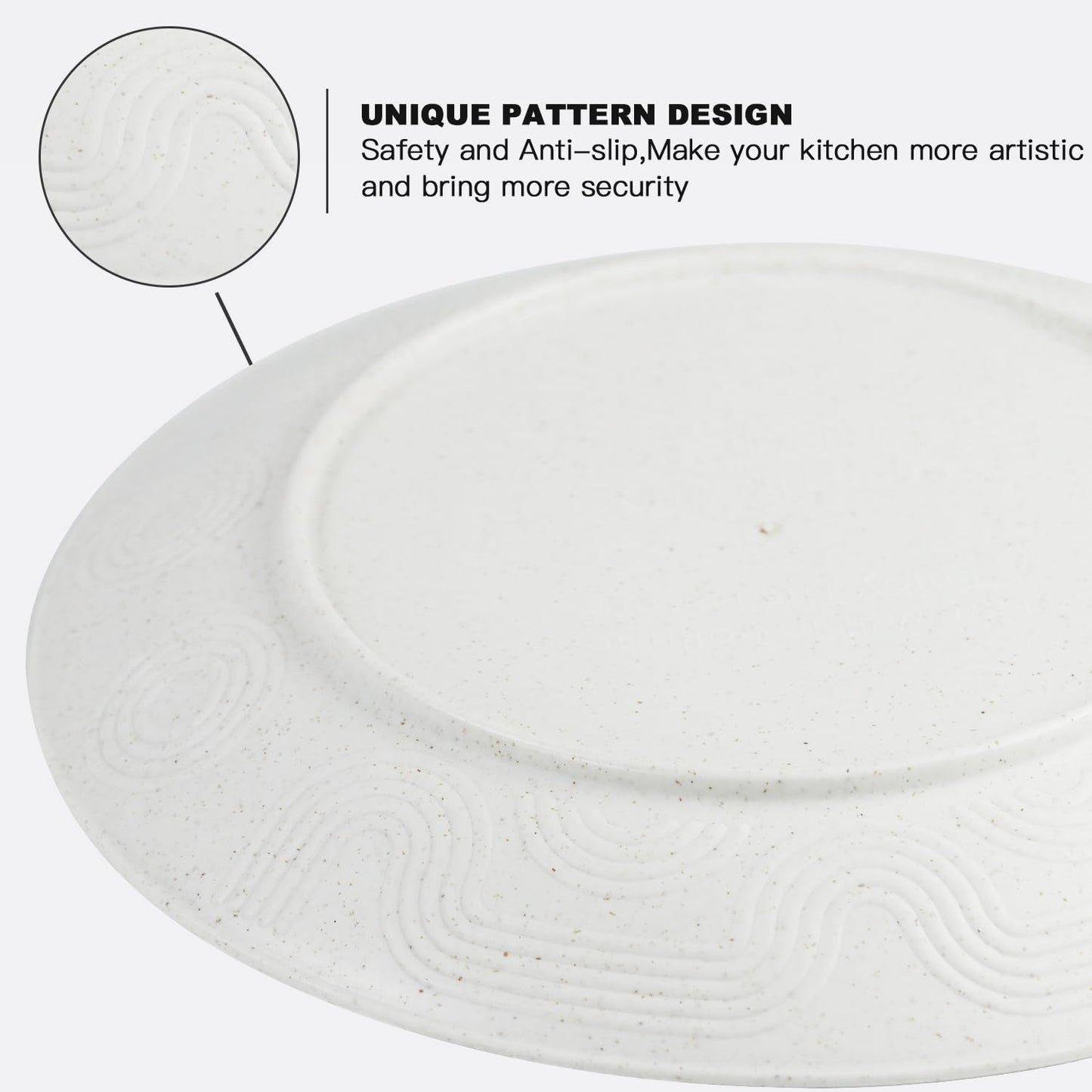 28 Piece Wheat Straw Dinnerware Sets,Dishwasher & Microwave Safe Plates and Bowls Sets - Unbreakable Plastic Dinnerware Sets for 4 Dinner Plates, Cups, Cereal Bowls - Colorful Series
