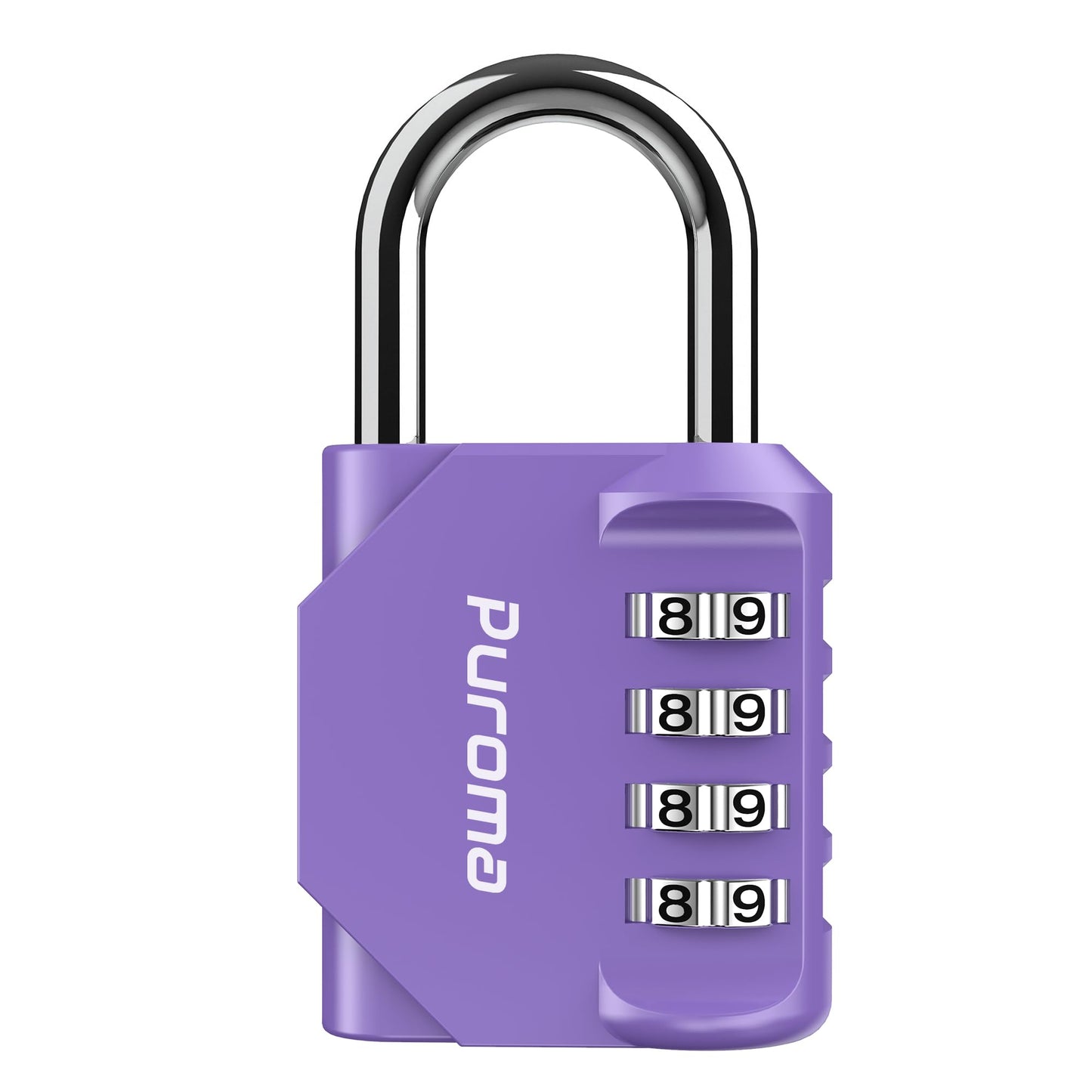 Puroma 4er-Pack Kombinationsschloss, 4-stelliges Spindschloss, wasserdichtes Vorhängeschloss für den Außenbereich, für Schul-, Fitnessstudio-Spind, Sport-Spind, Zaun, Werkzeugkasten, Tor, Koffer, Haspenaufbewahrung (grün)