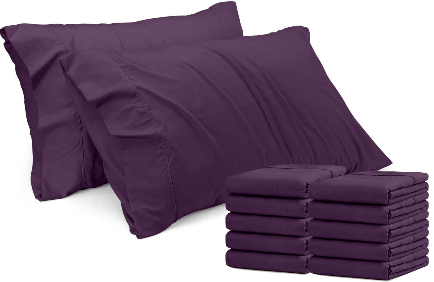 Utopia Bedding Pillow Cases - Envelope Closure - Soft Brushed Microfiber Fabric - Shrinkage and Fade Resistant Pillow