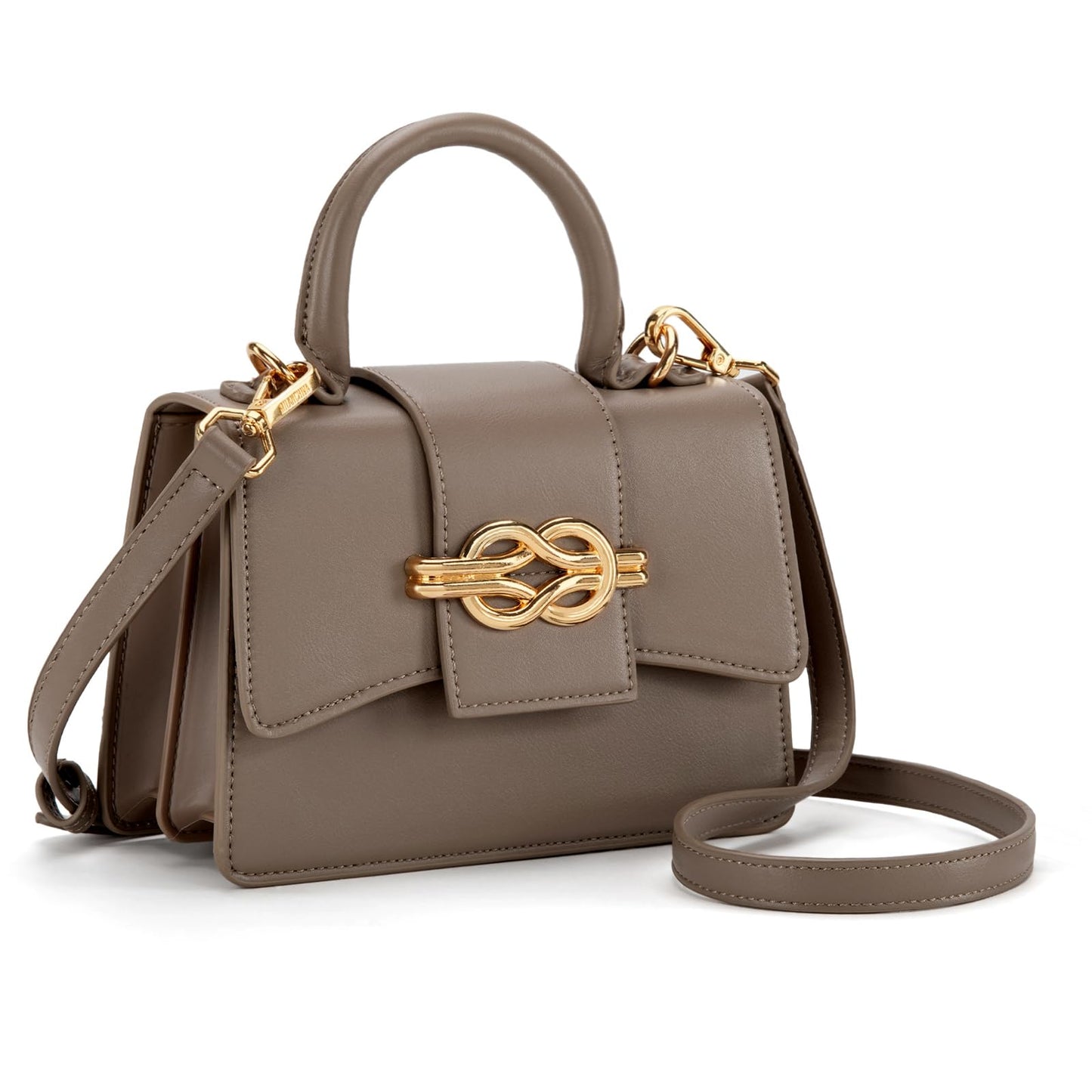 Milan Chiva Kleine Geldbörse mit Henkel für Damen, Mini-Umhängetasche, elegante quadratische Tasche