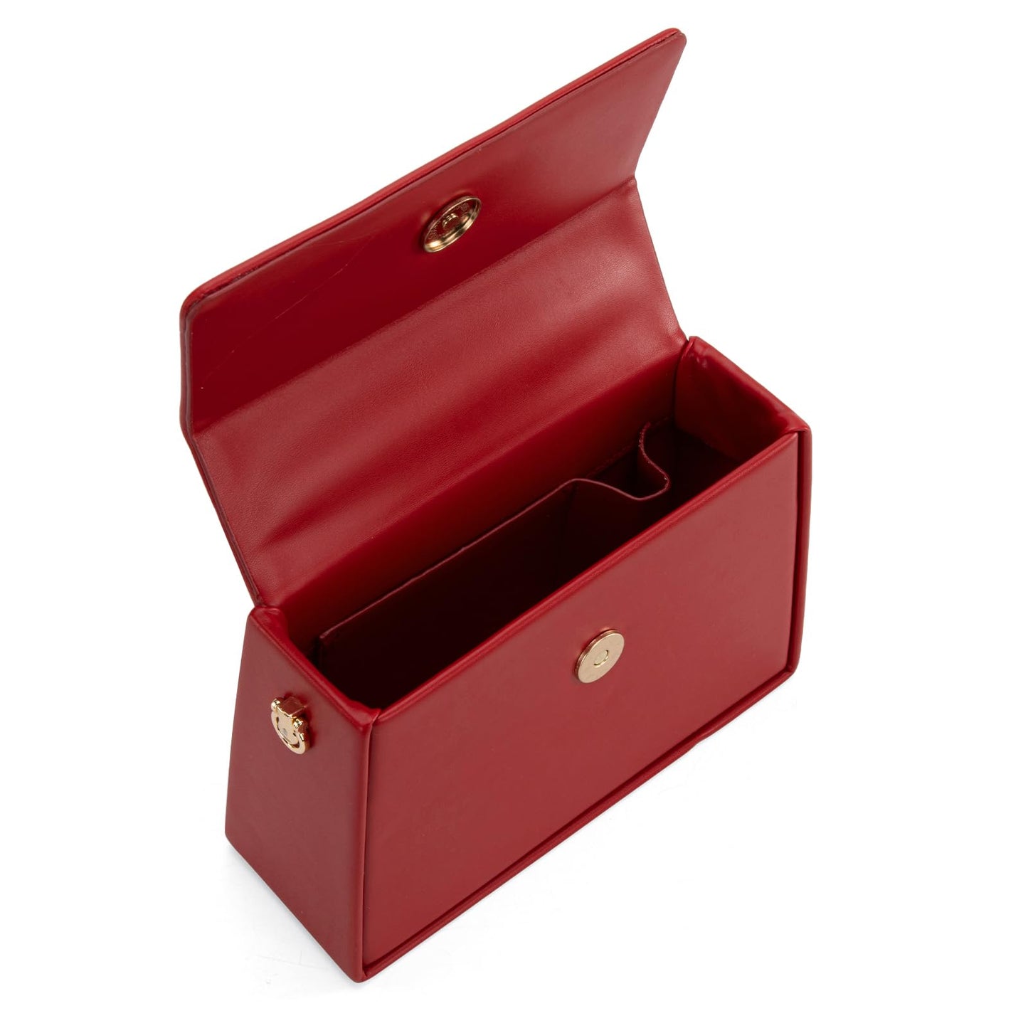 Milan Chiva Kleine Geldbörse mit Henkel für Damen, Mini-Umhängetasche, elegante quadratische Tasche