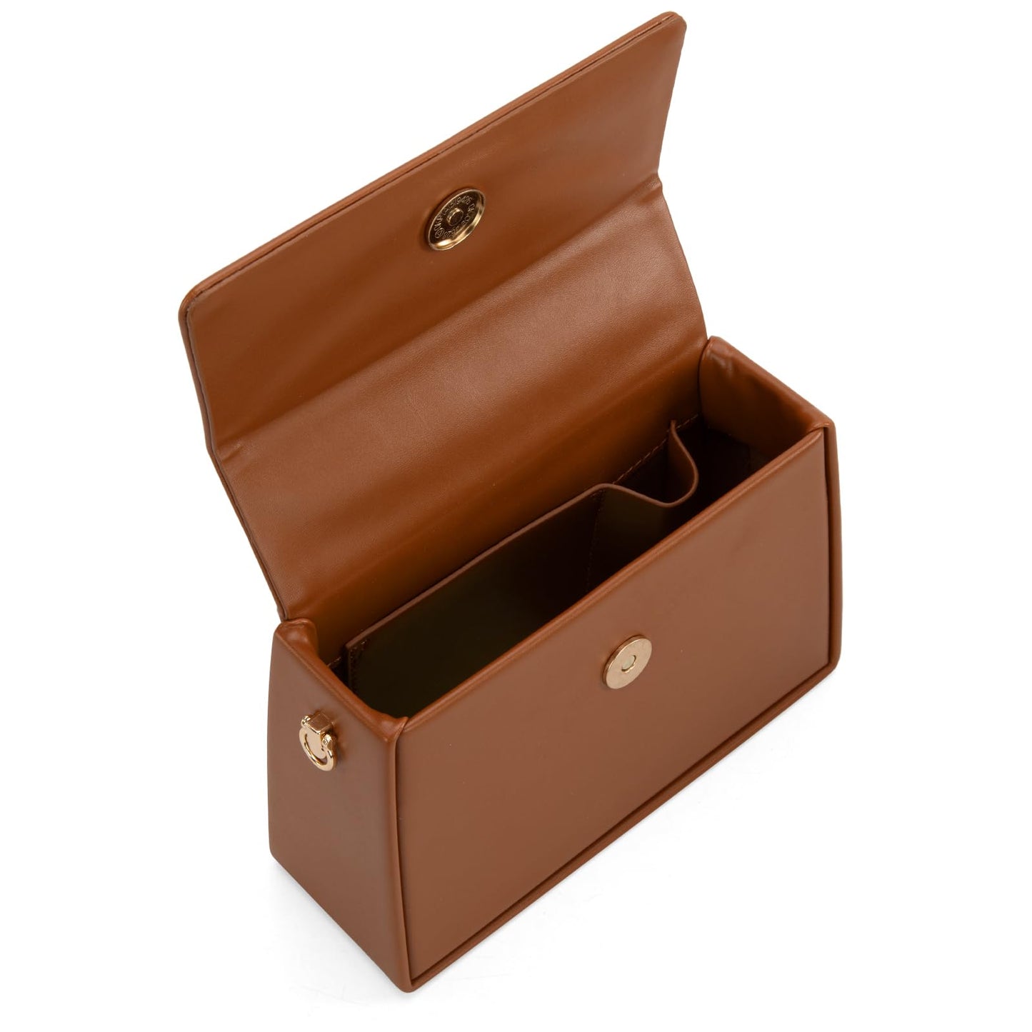 Milan Chiva Kleine Geldbörse mit Henkel für Damen, Mini-Umhängetasche, elegante quadratische Tasche