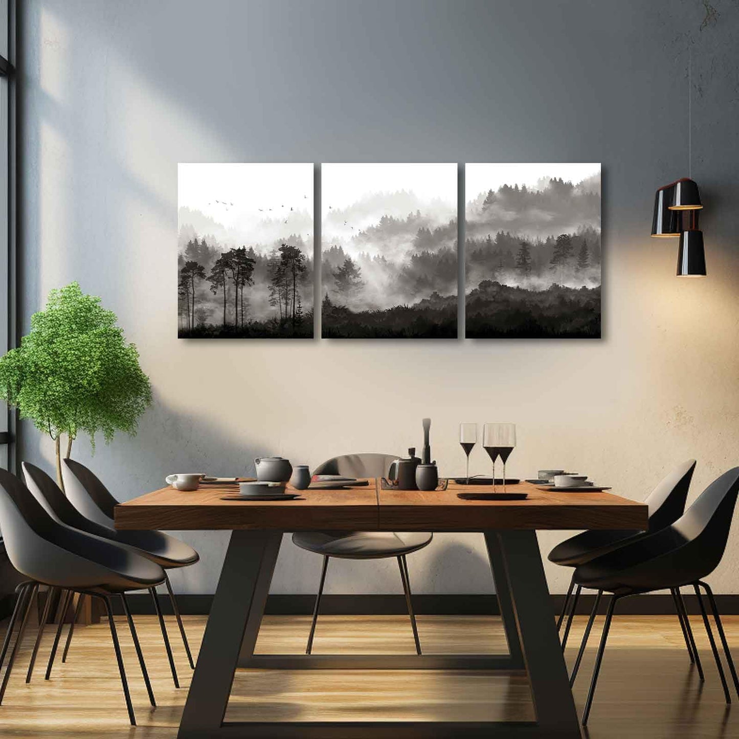 YJYart Abstract Wall Art Green and Gold Hand Painted Oil Painting Blossom Botanical Large Picture for Living Room Bedroom Kitchen Office 30x60 Inch