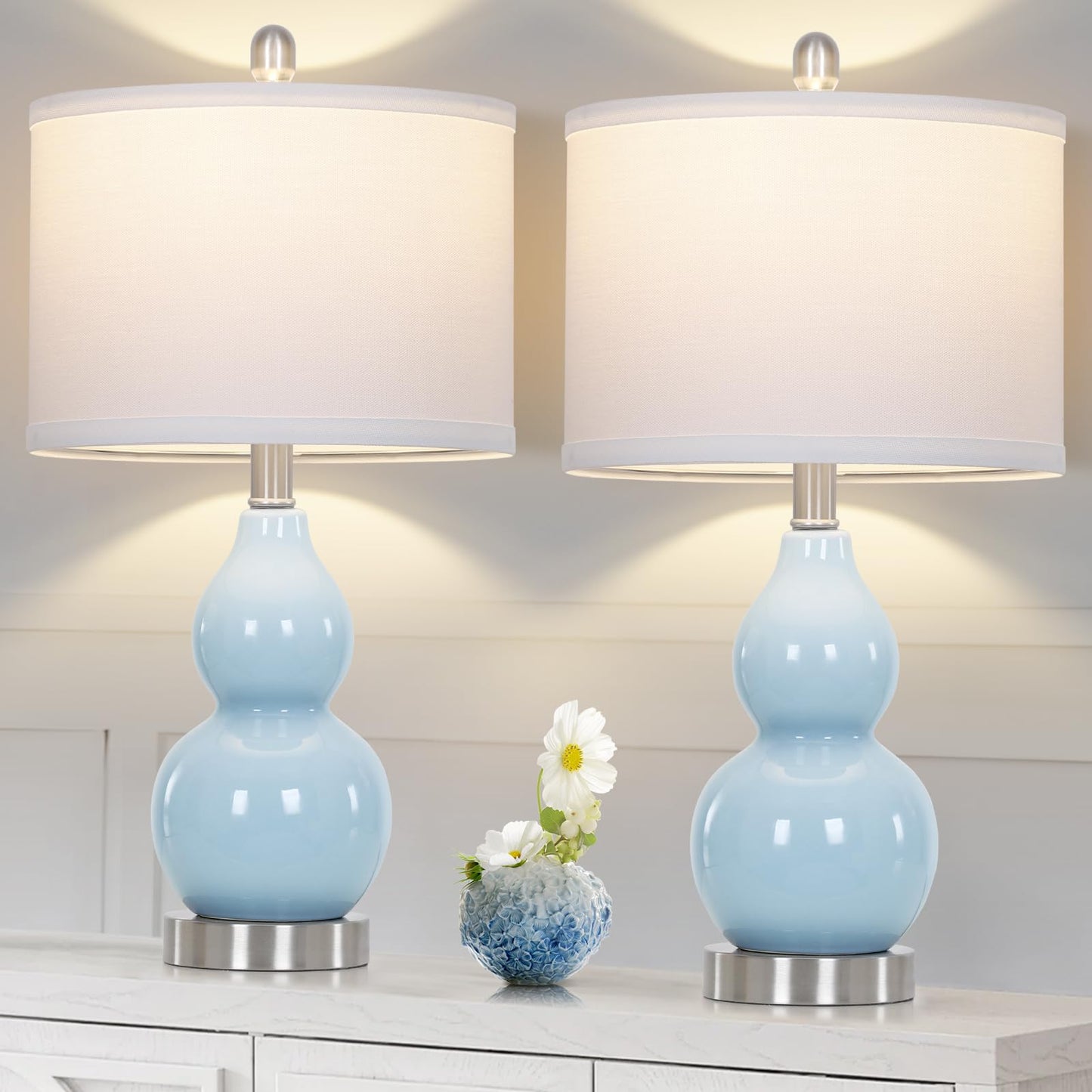 Rinweey Moderne Keramik-Tischlampen